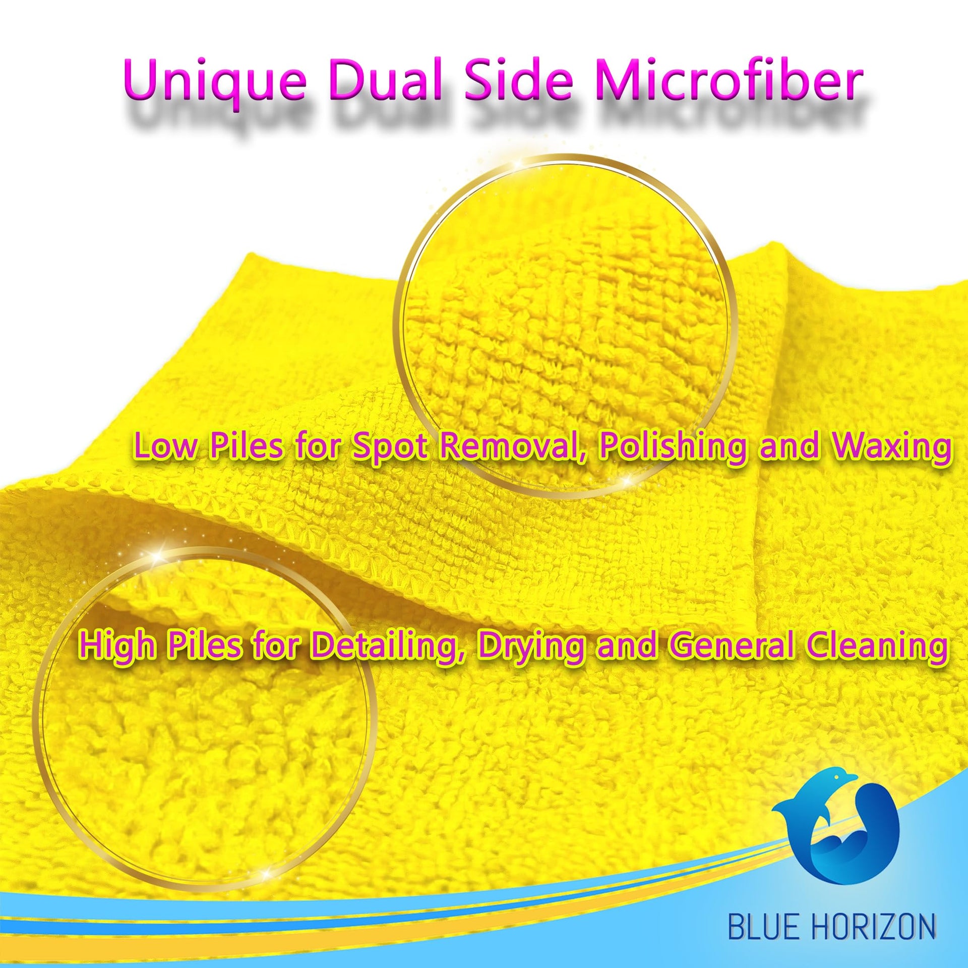 Yellow Microfiber Cleaning Towels (36 Count)