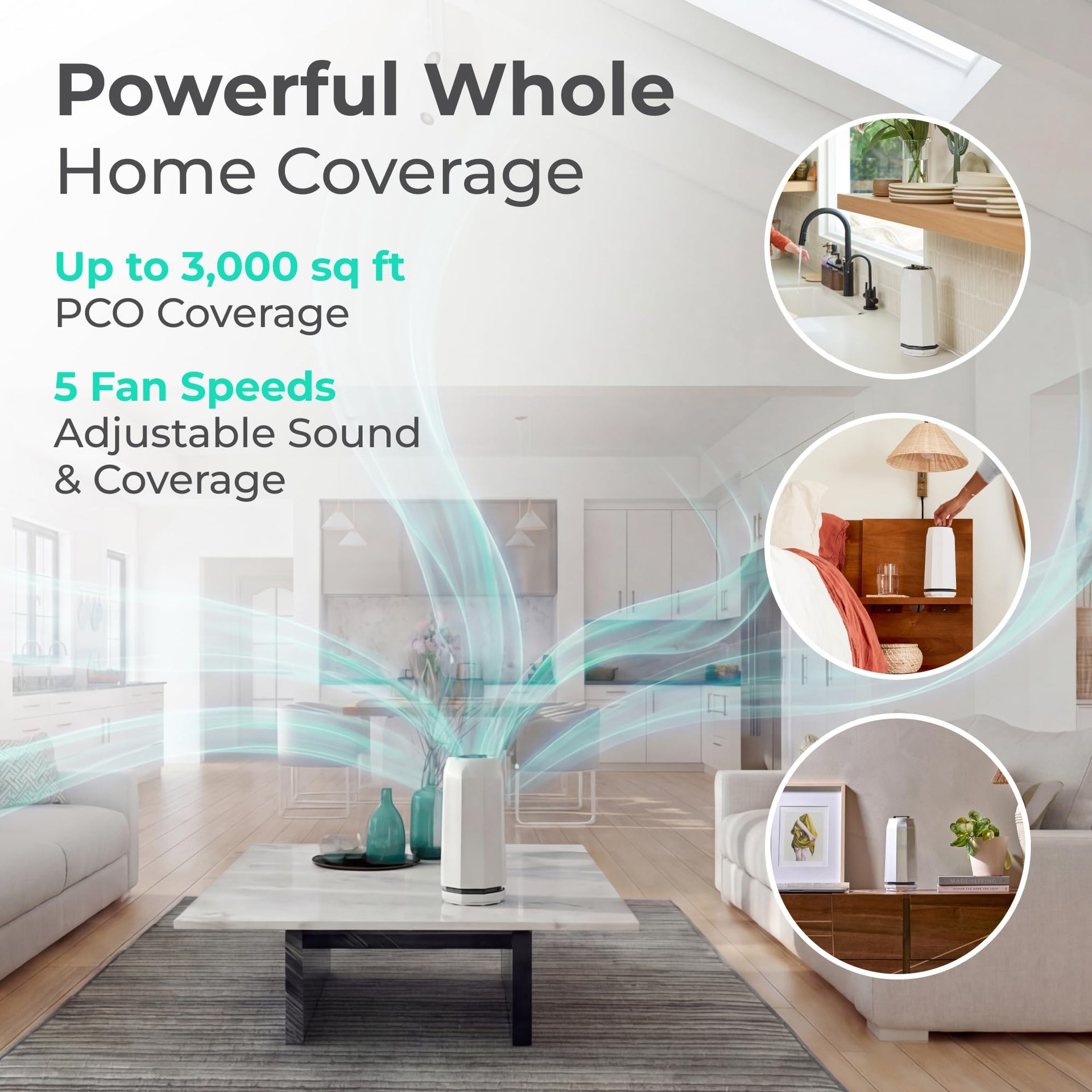 Photon P3000X Air Purifier for Home