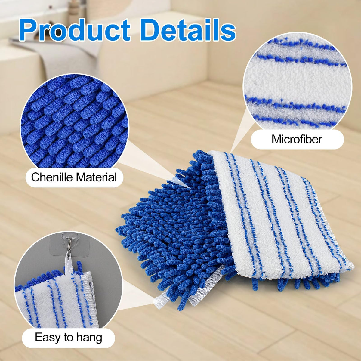 Microfiber Dust Mop for Hardwood Floors - ModHome Supplies