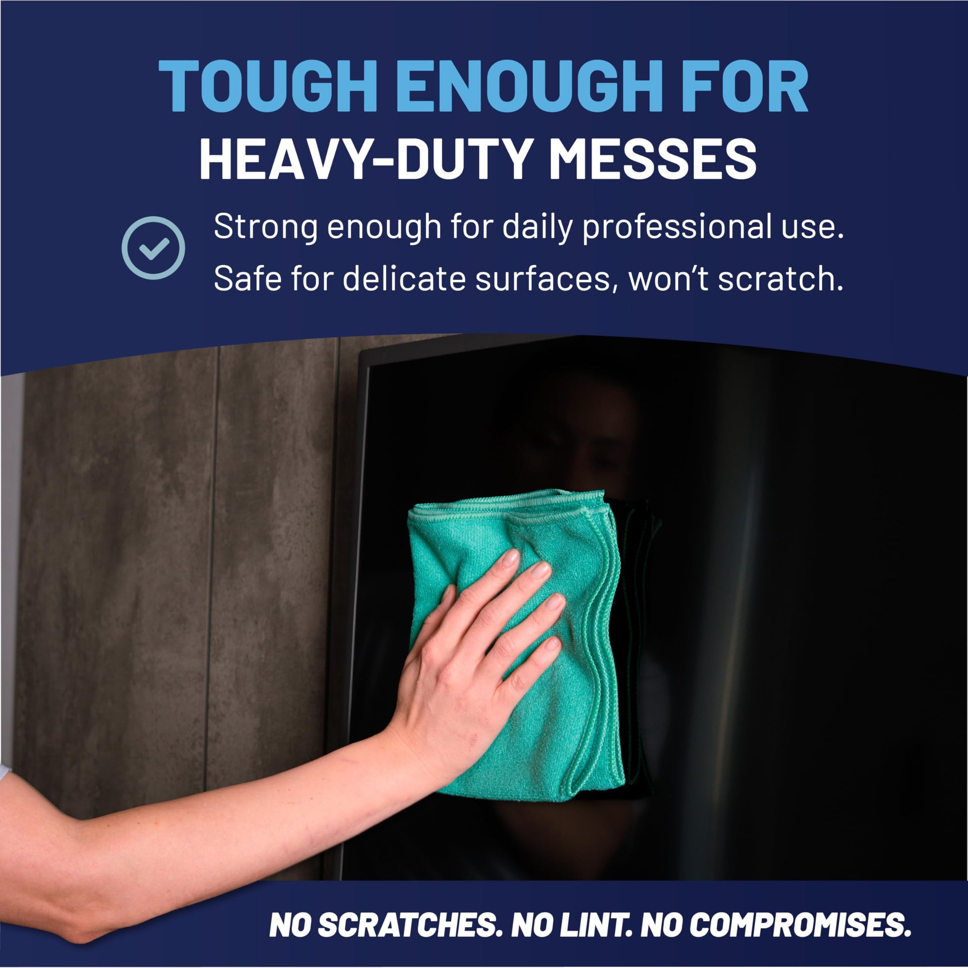 MW Pro 16x16 Microfiber Wash Cloths (12 Count)