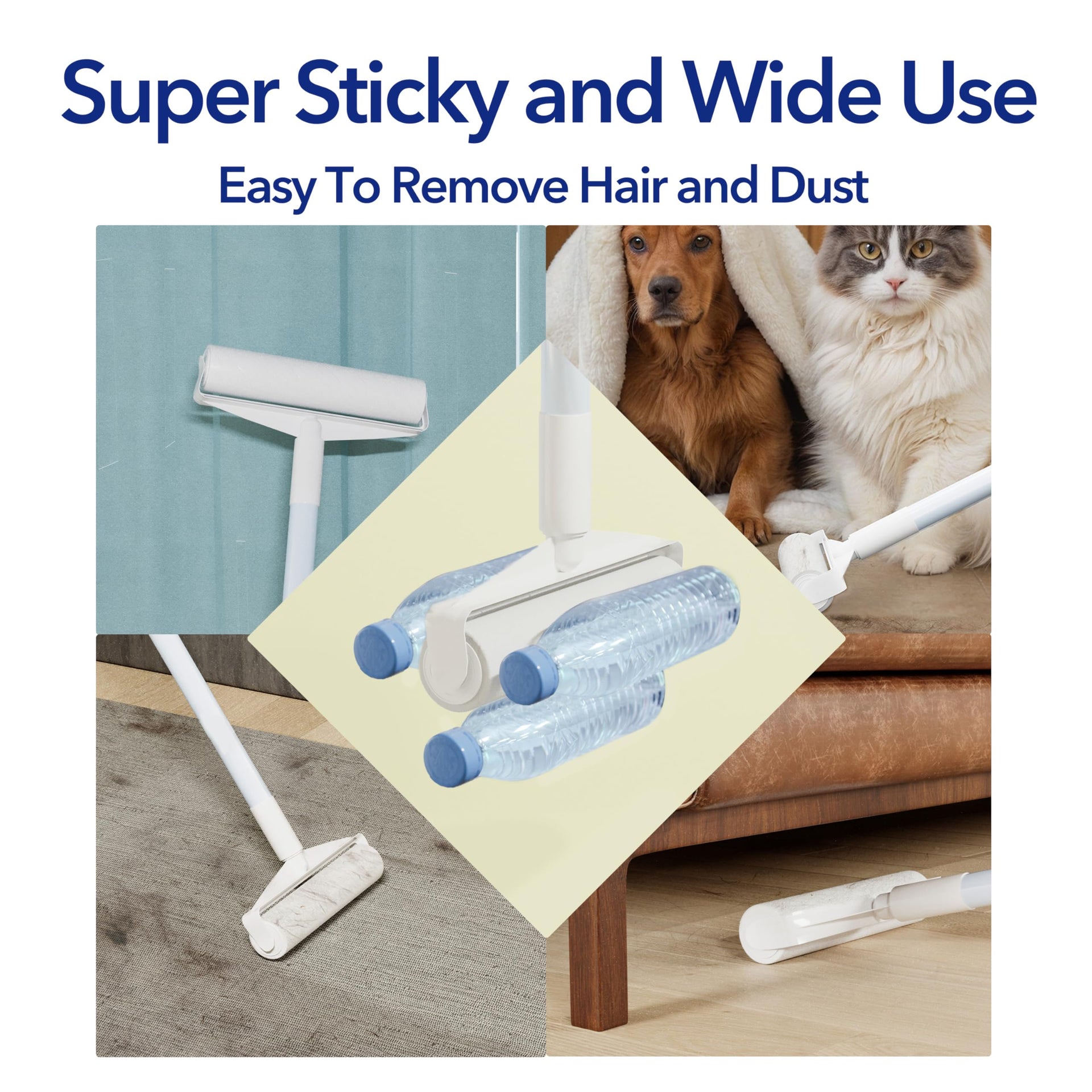 Large Lint Rollers for Carpet (360 Count)