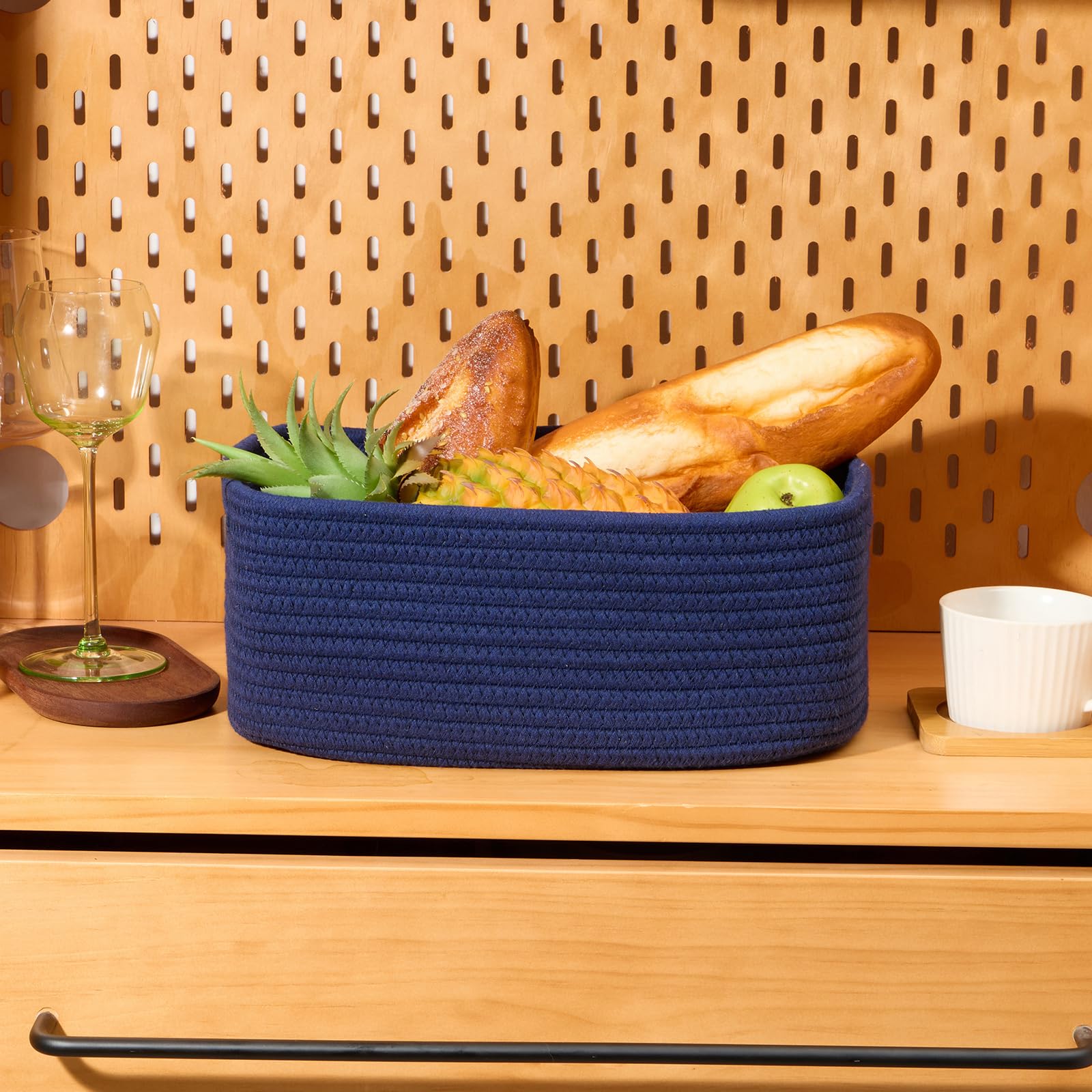 Small Storage Baskets for Organizing (4 Count)