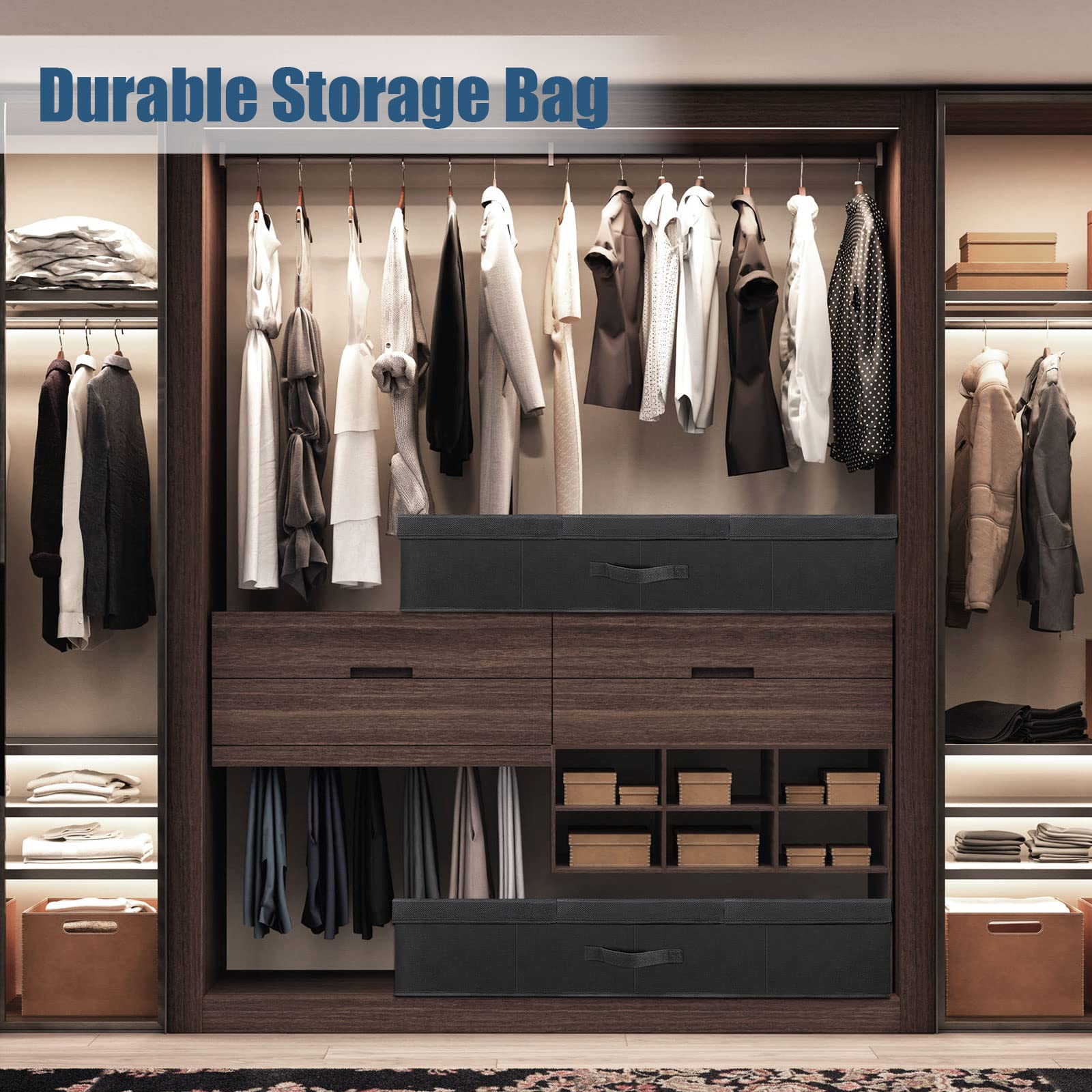 2Pack Large Underbed Storage Containers Bin with Lids