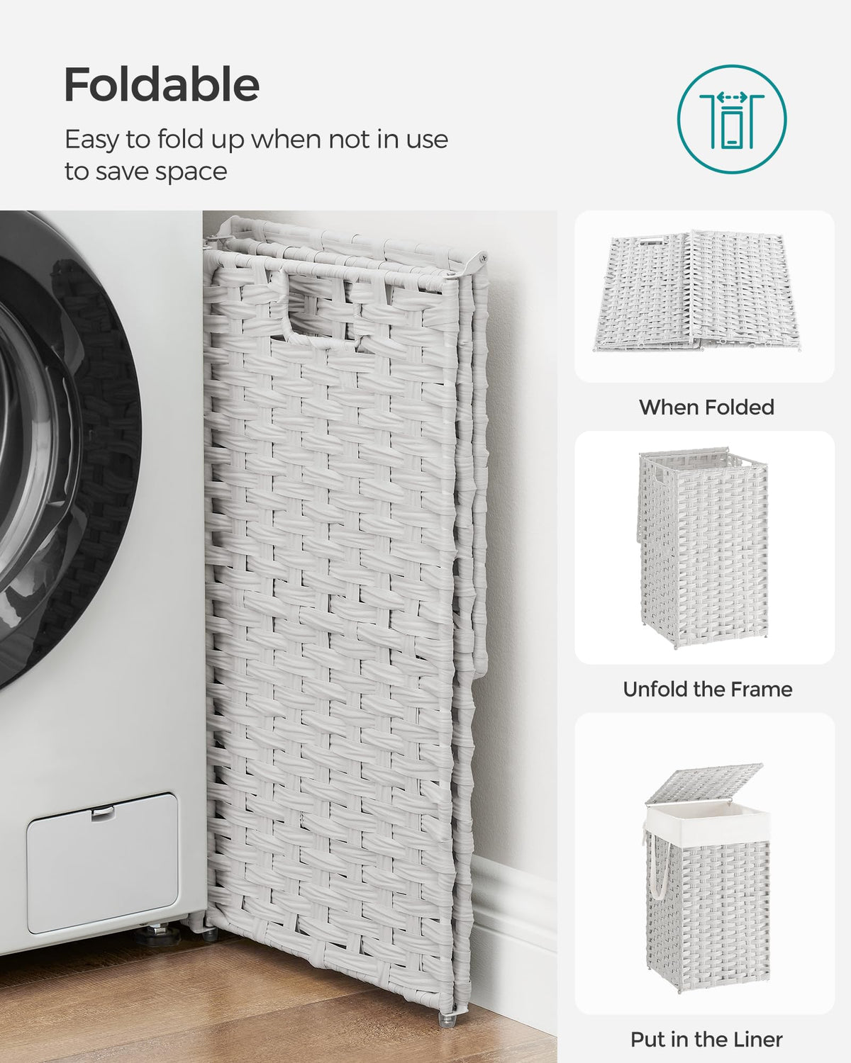 Laundry Hamper with Lid