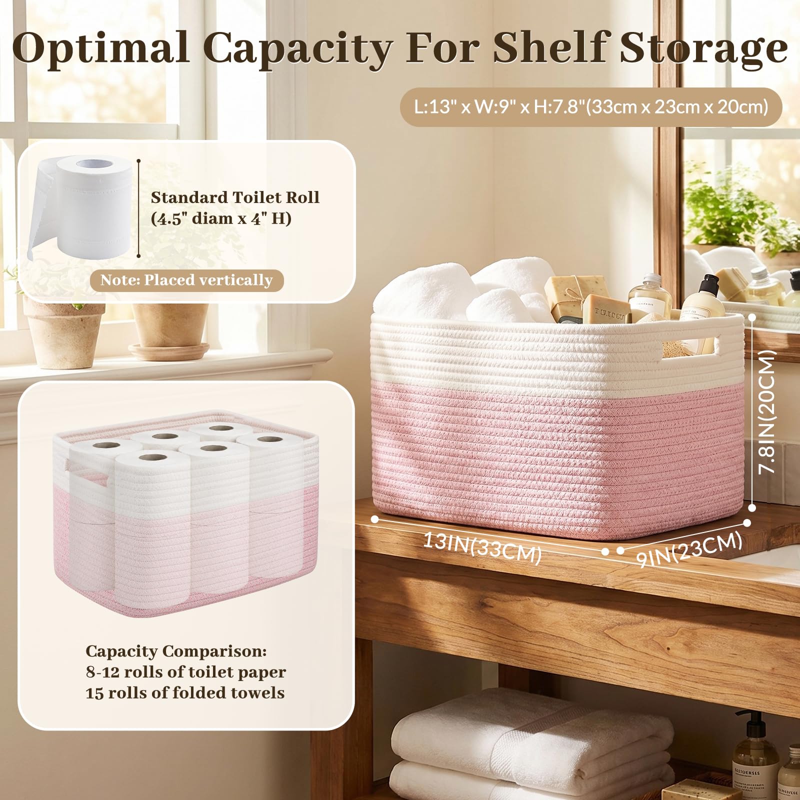4 Pack Storage Basket (4 Count)
