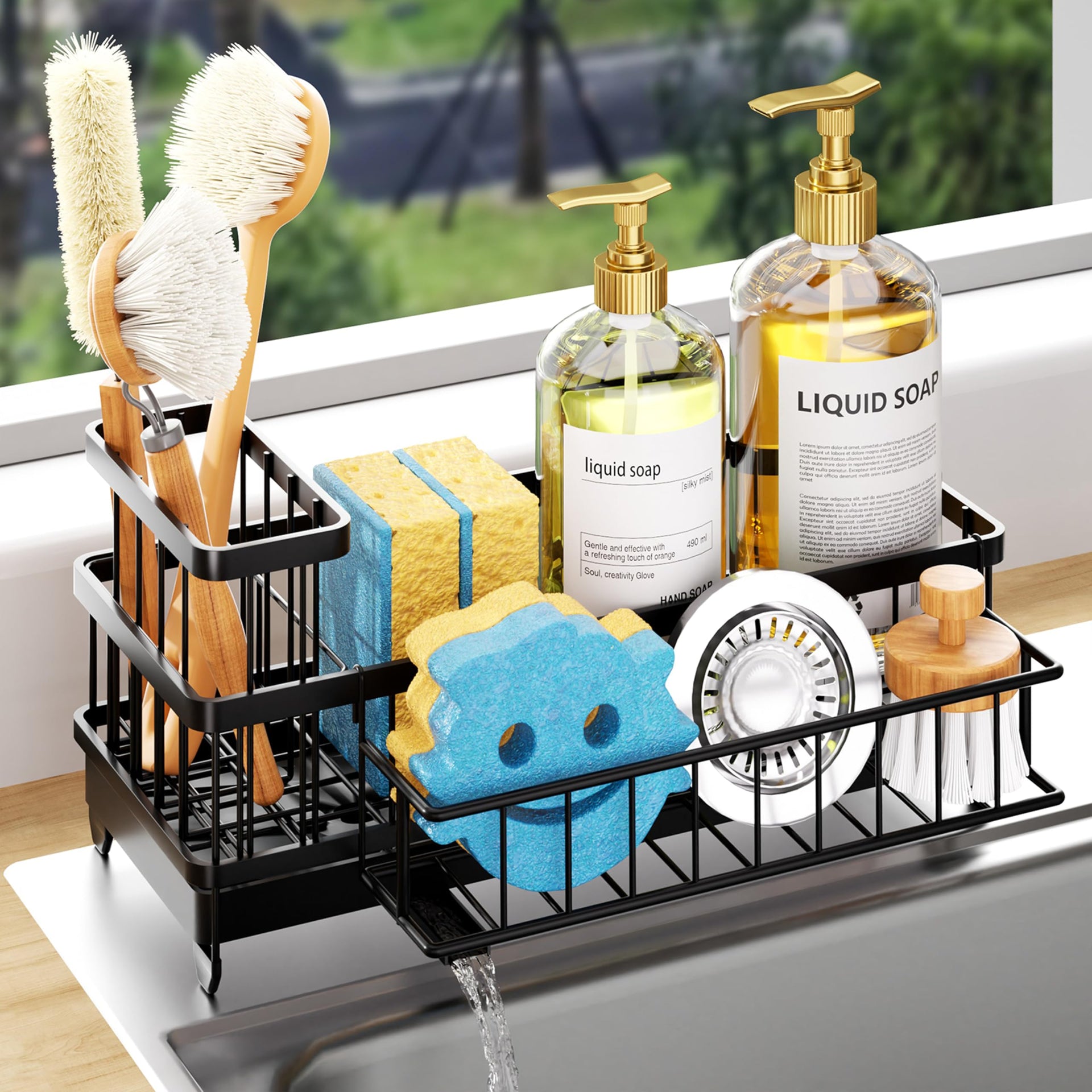 Sponge Holder for Kitchen Sink
