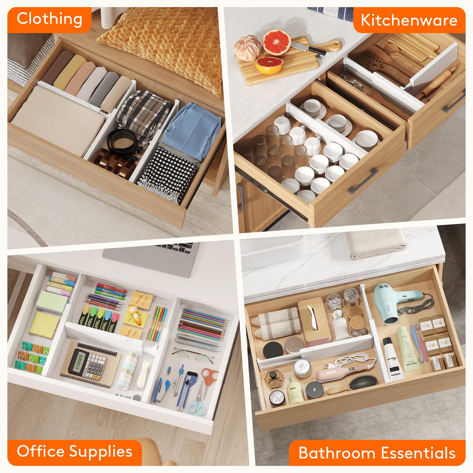 4" High Upgrade Drawer Divider (12 Count)