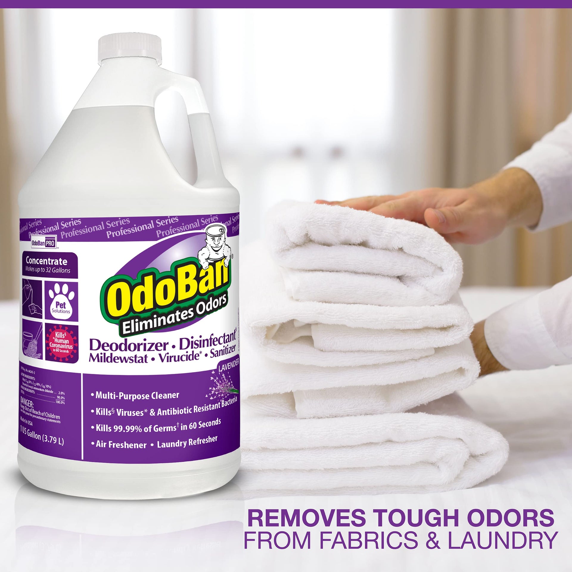 Professional Disinfectant and Odor Eliminator Concentrate (384 Fl Oz)
