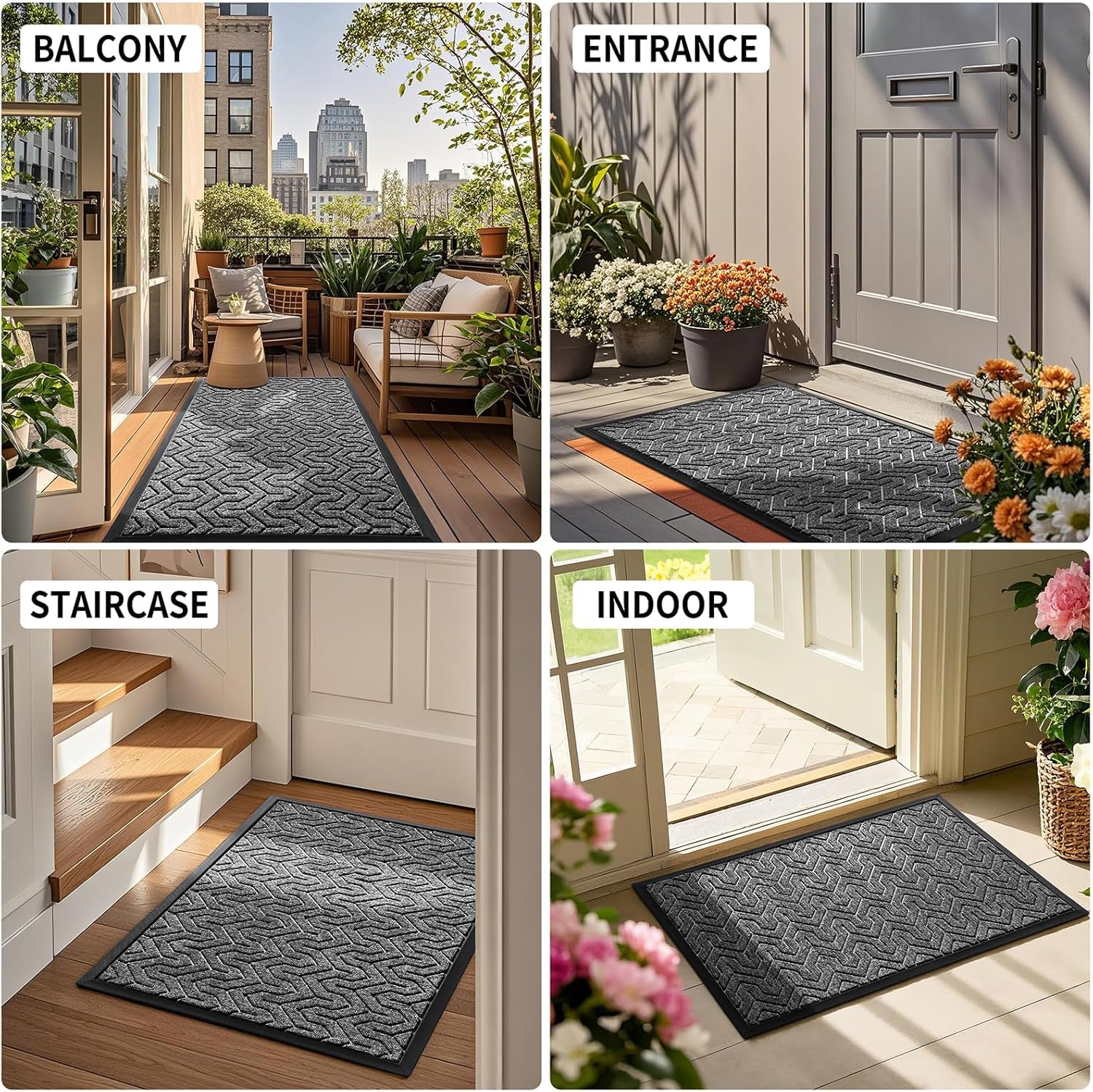 Extra Large Door Mat Outside Entrance 60x36