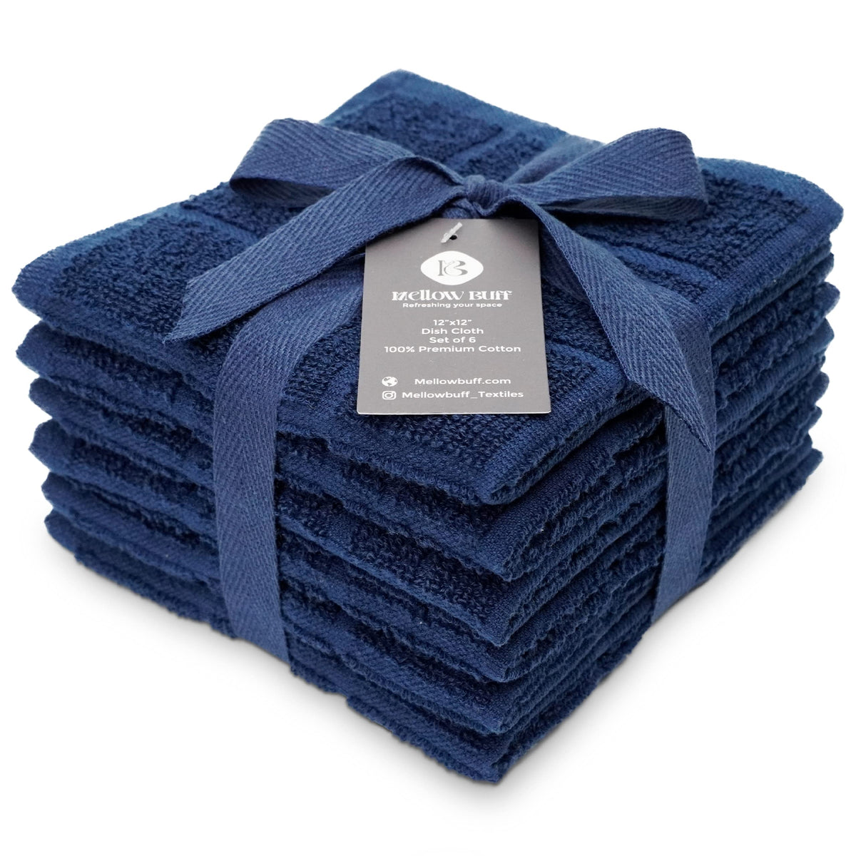 100% Cotton Terry Dish Cloth & Dish Towel (6 Count)