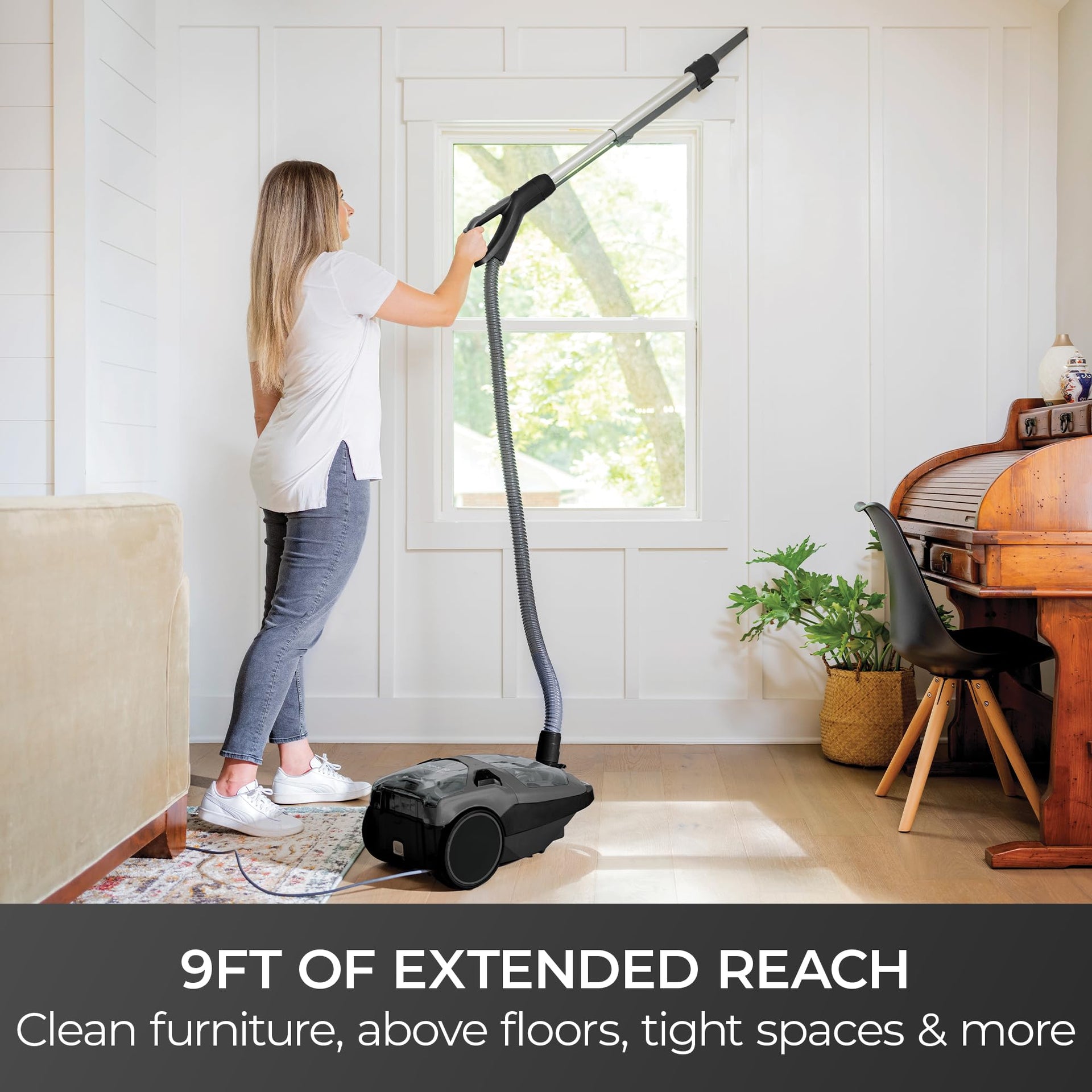 600 Series Bagged Canister Vacuum with Hair Eliminator Brushroll