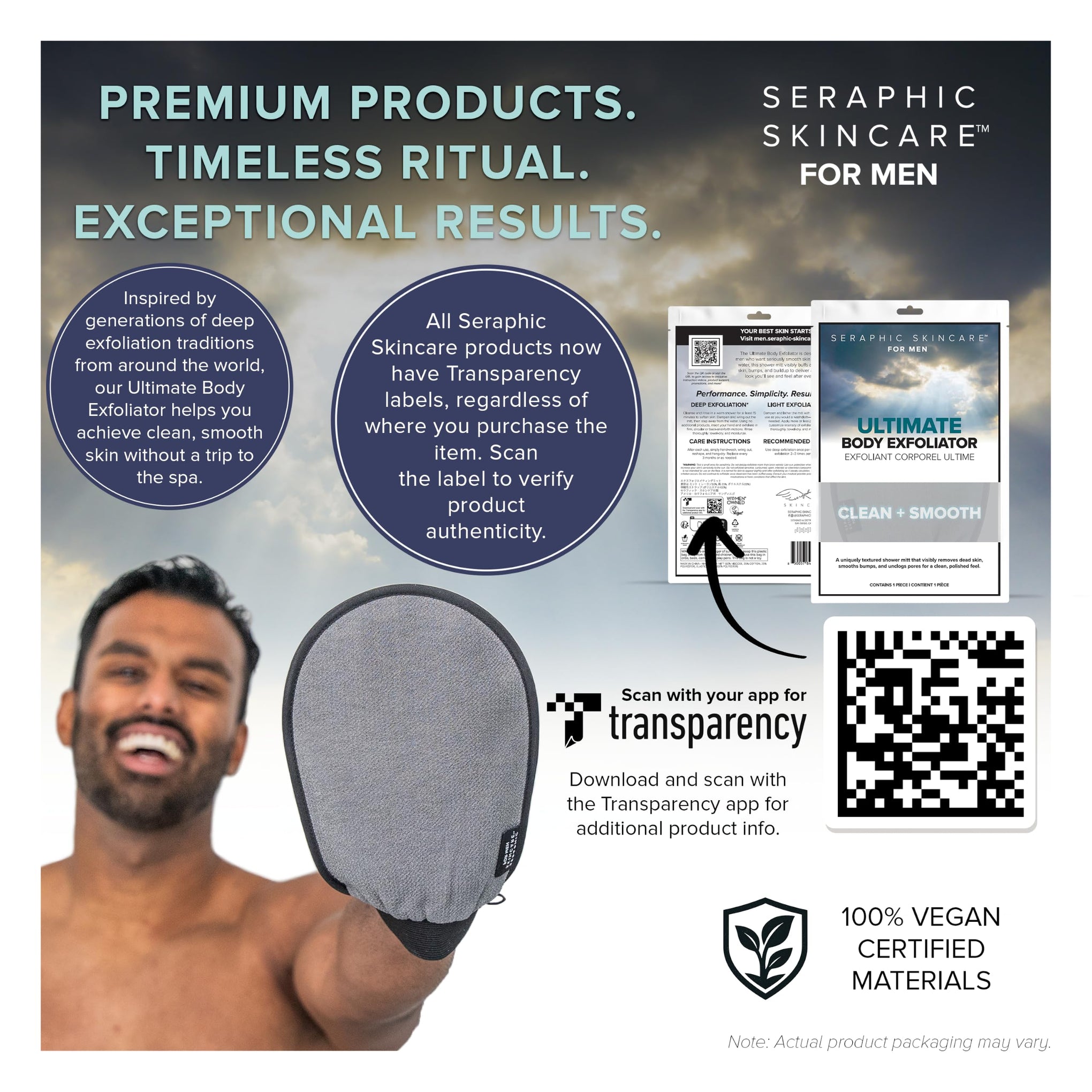 Ultimate Exfoliating Mitt for Body Exfoliating Glove