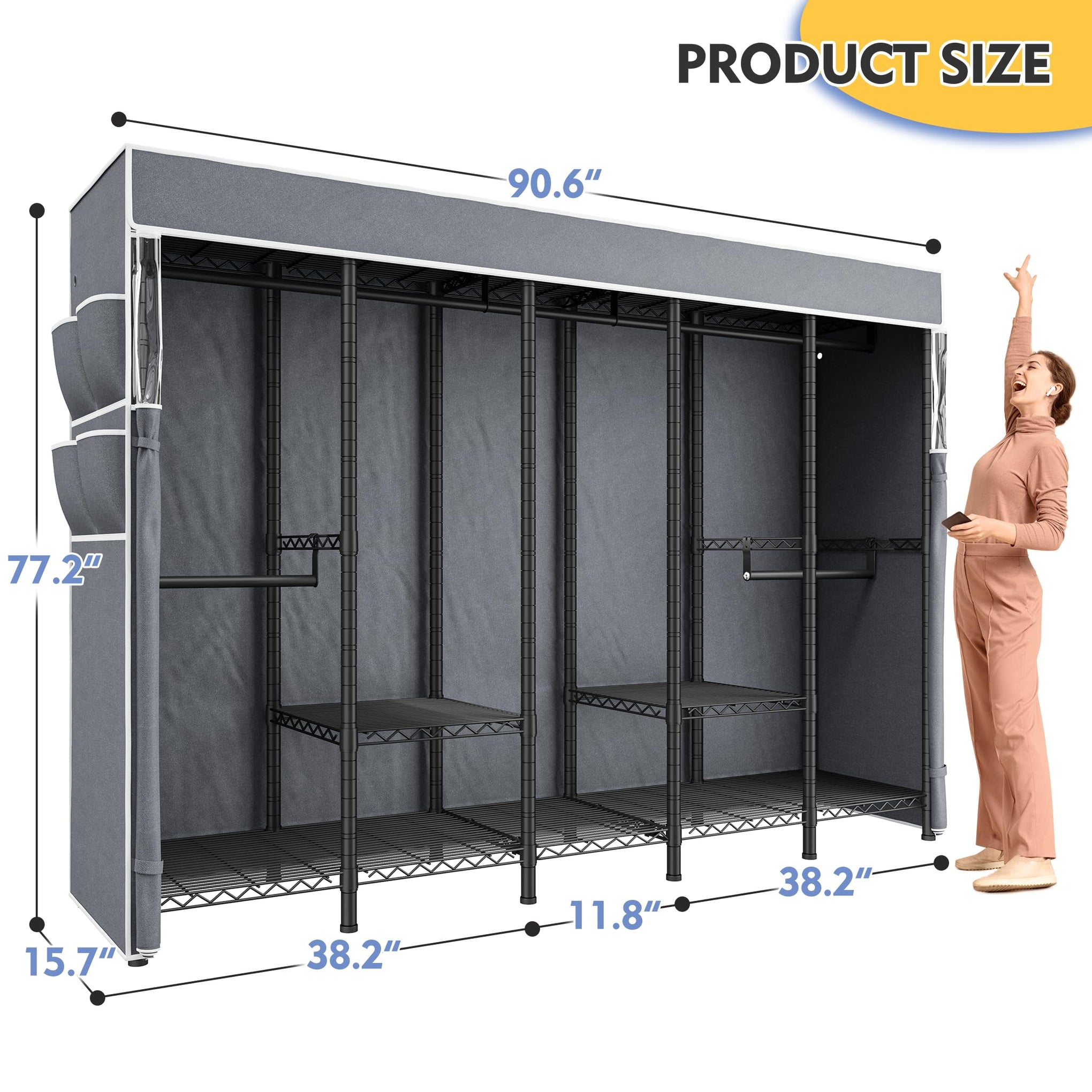 Clothes Rack with Cover