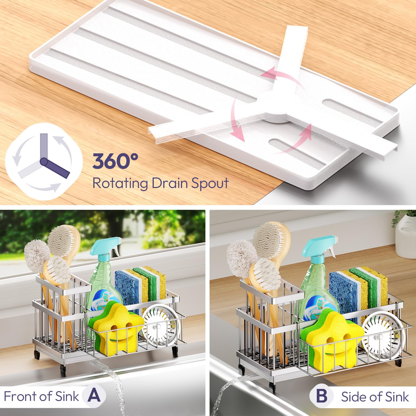 Sink Caddy Sponge Holder