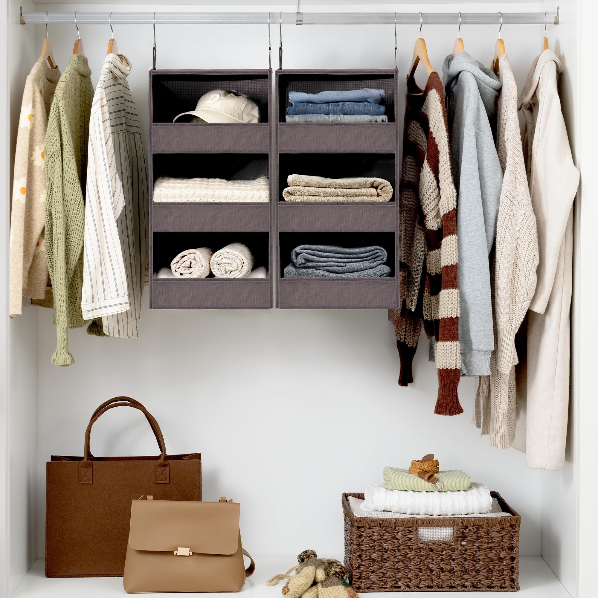 3 Shelf Hanging Closet Organizer (2 Count)