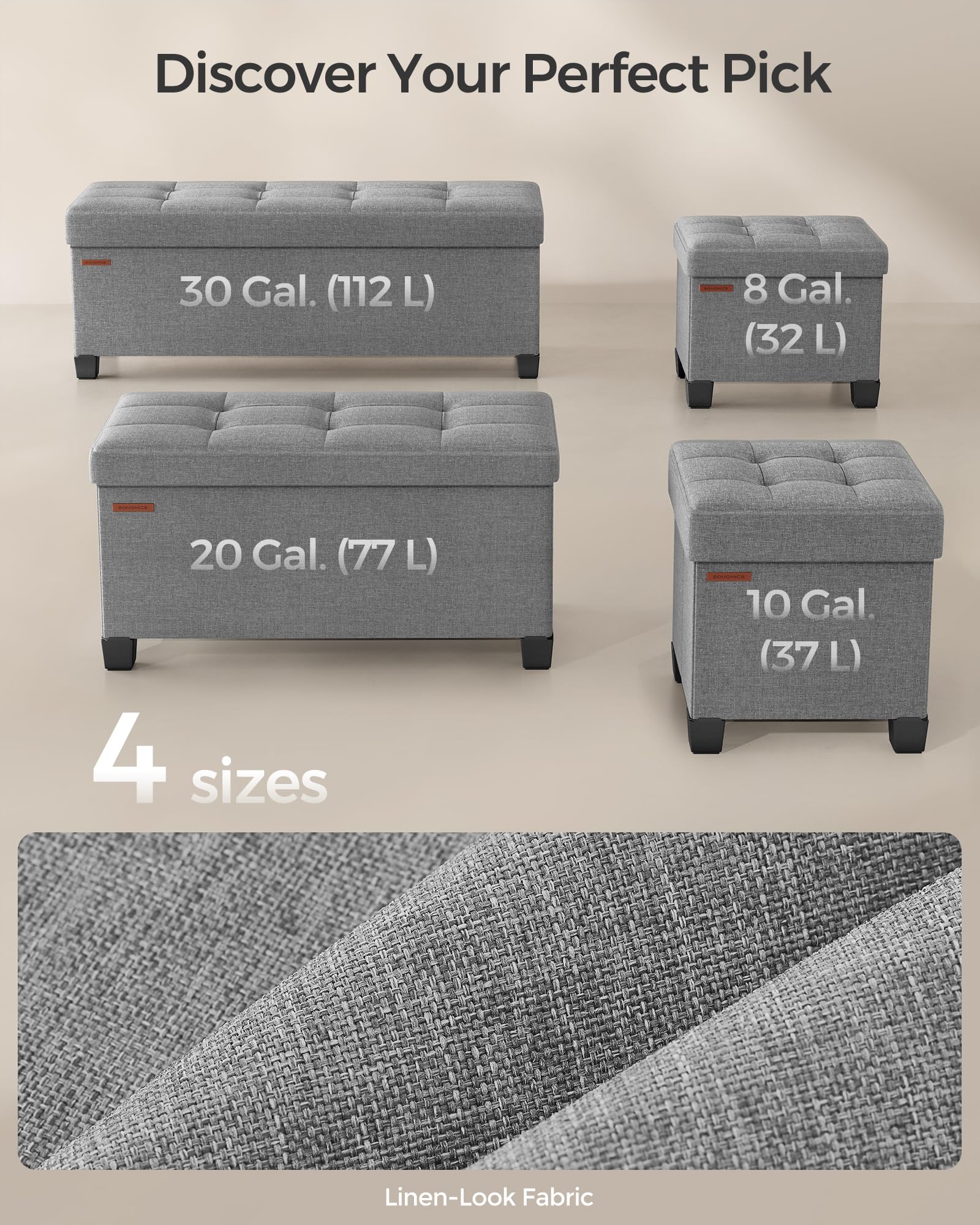 Storage Ottoman Bench