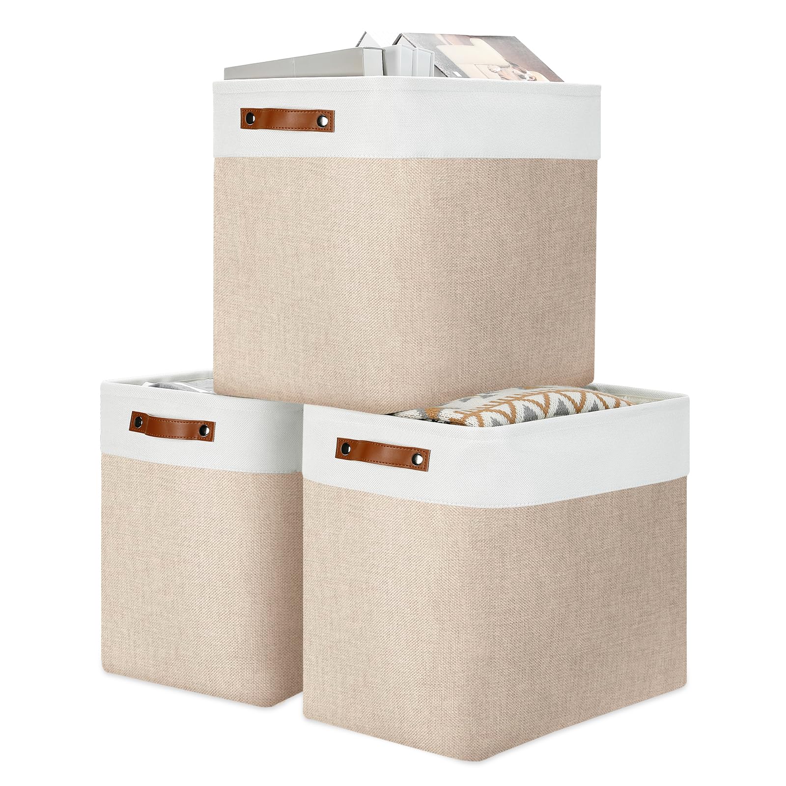 Large Storage Baskets for Organizing (3 Count)