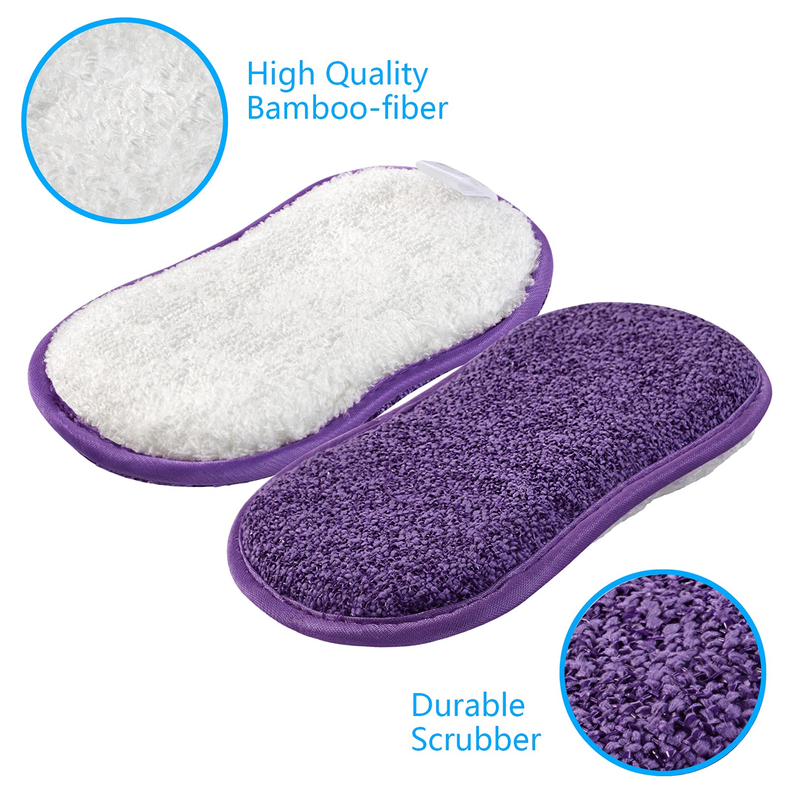 Kitchen Dish Sponge Scrubber Non Scratch (5 Count)