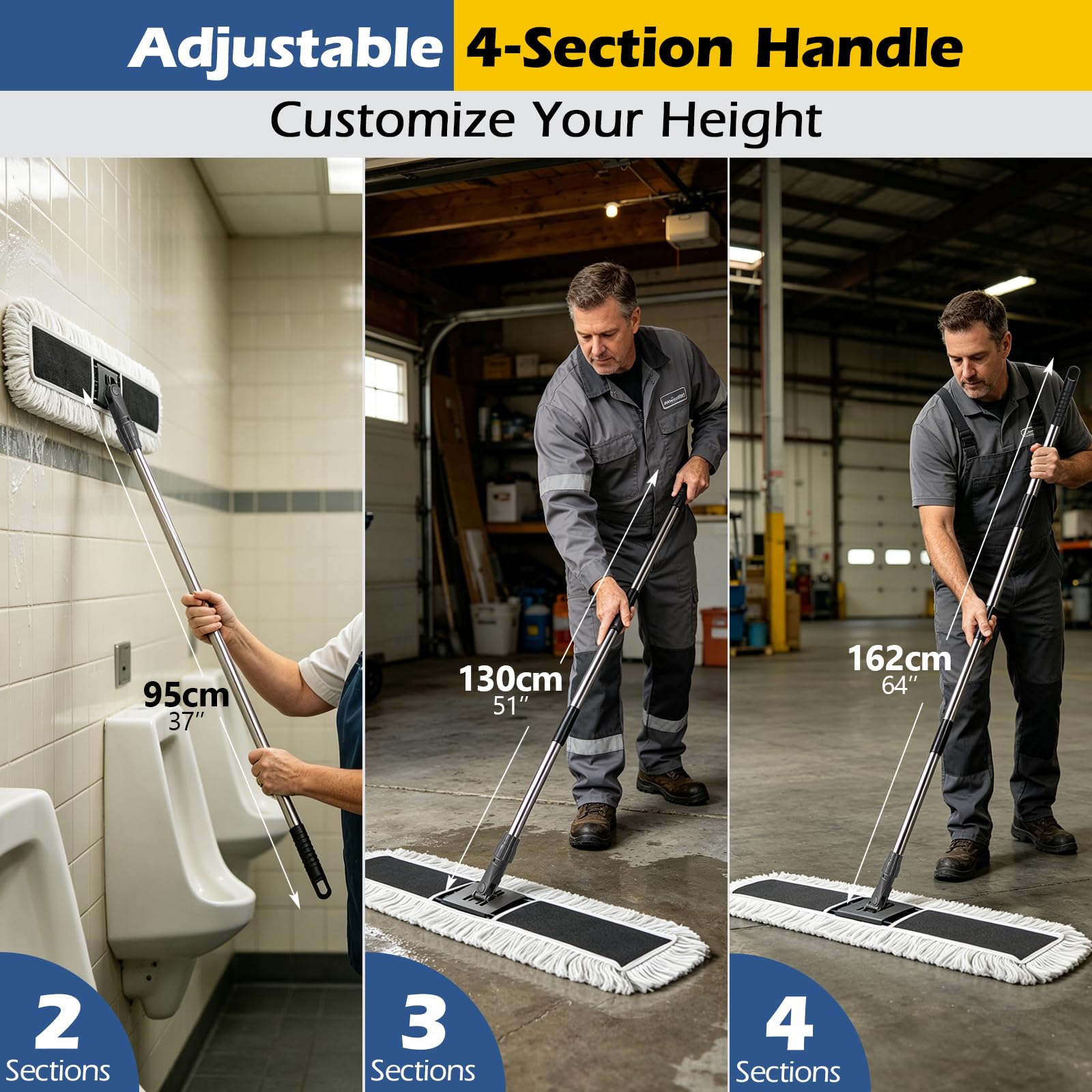 40" Commercial Dust Mop for Floor Cleaning