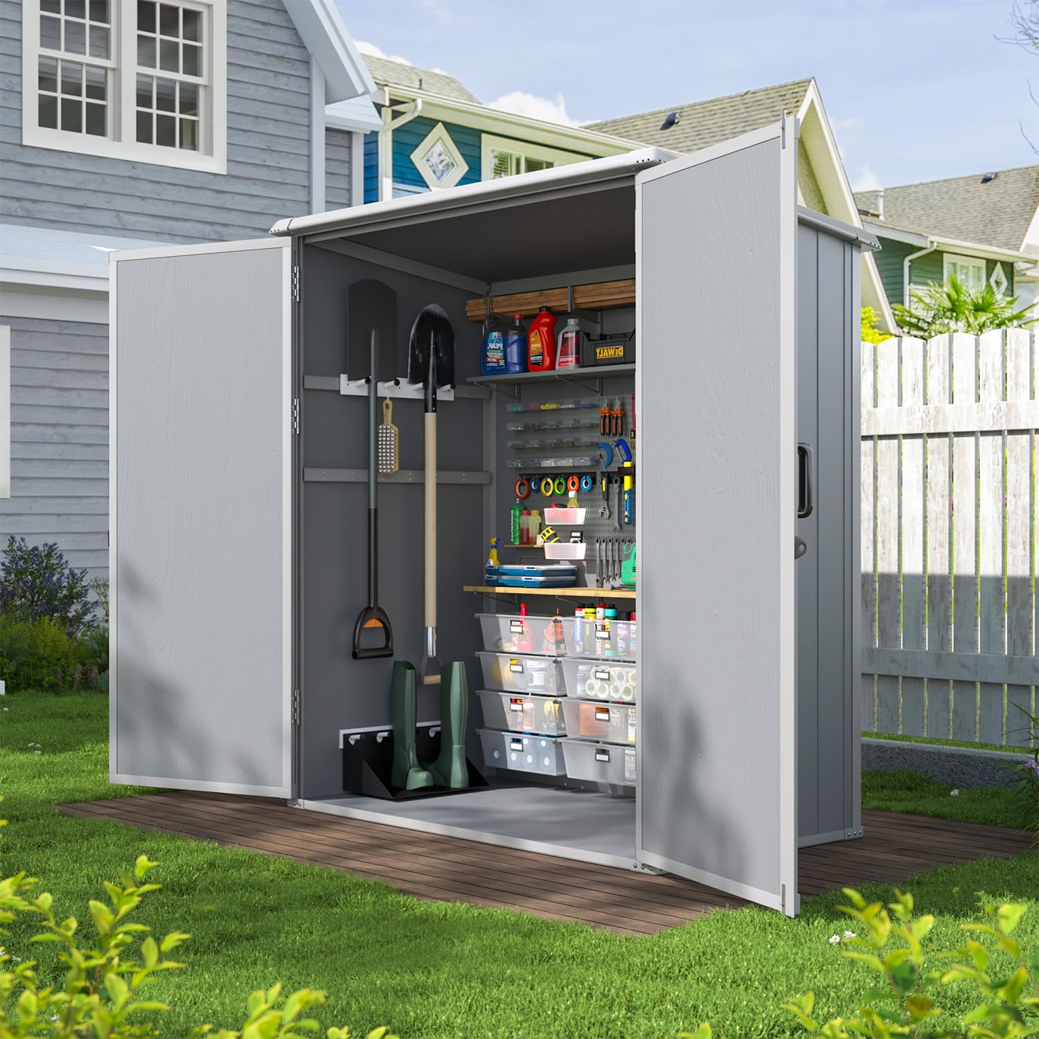 5x3 FT Outdoor Storage Shed