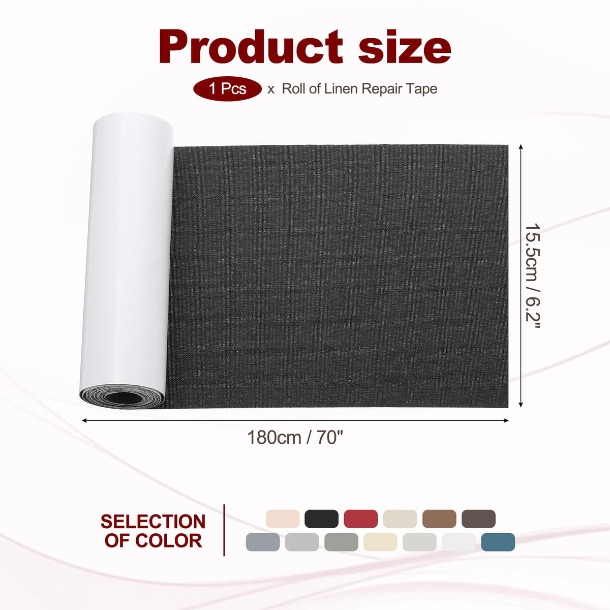 70x6.2 Inch Linen Repair Tape
