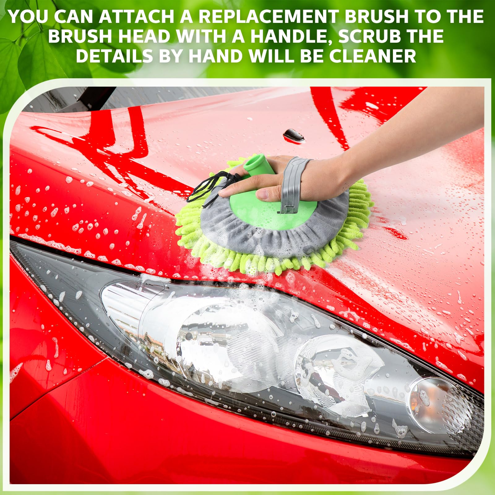 5 Pcs Car Wash Mitt Set (5 Count)