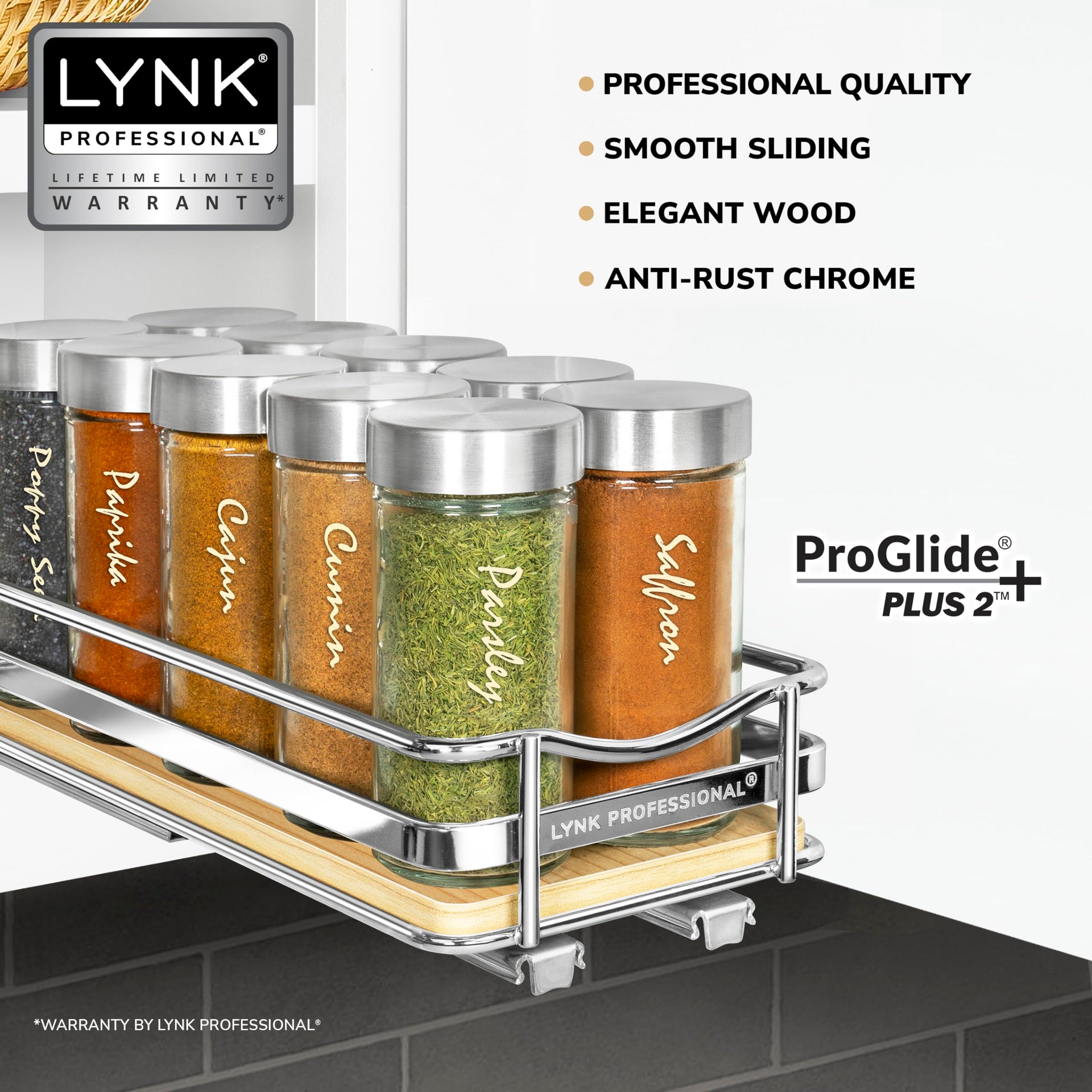 lite™ Pull Out Spice Organization for Cabinets