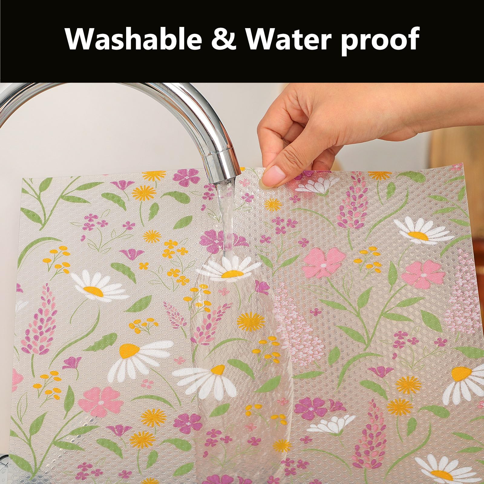 Shelf Liner for Kitchen Cabinets (45 Sq Ft)