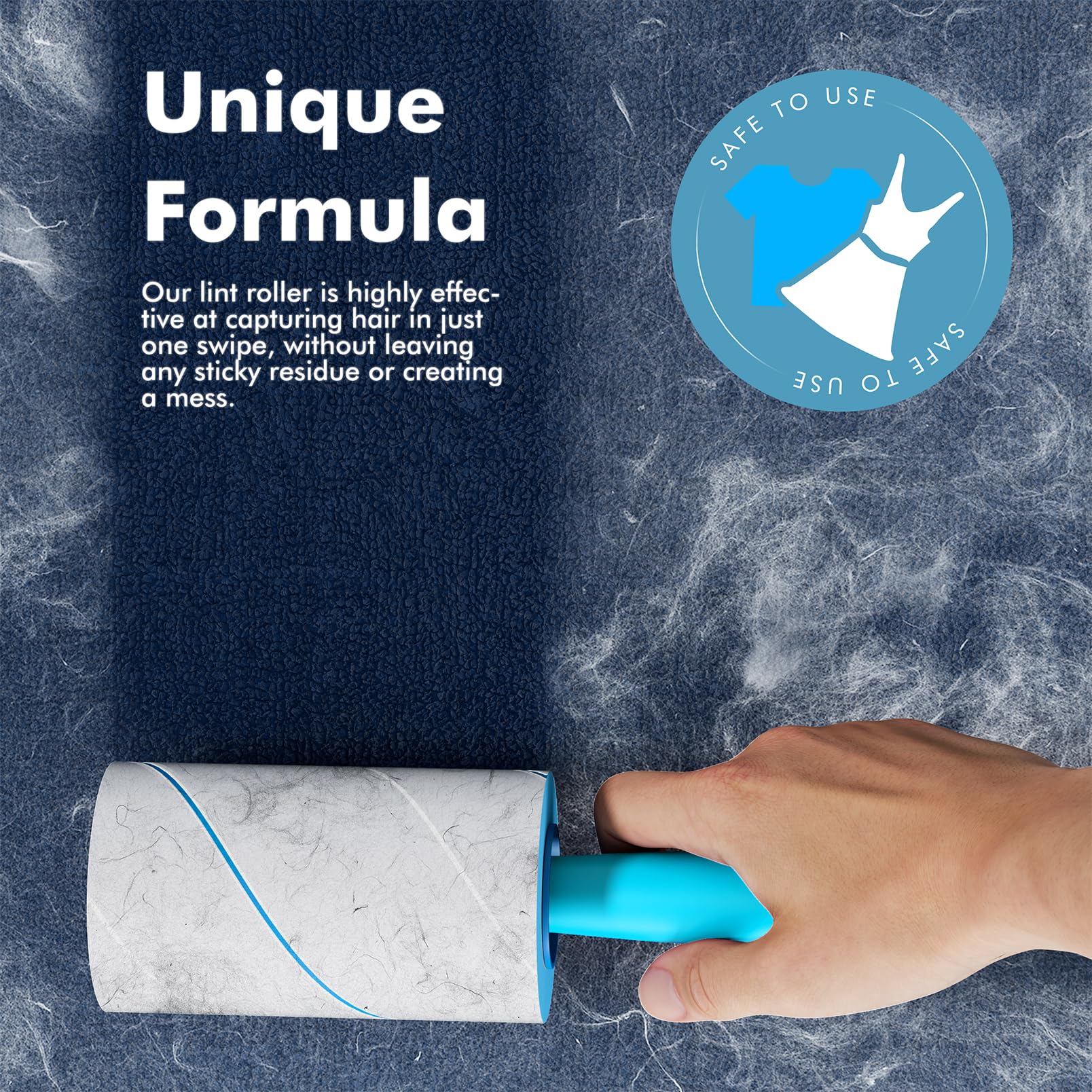 Lint Rollers for Pet Hair Extra Sticky (600 Count)