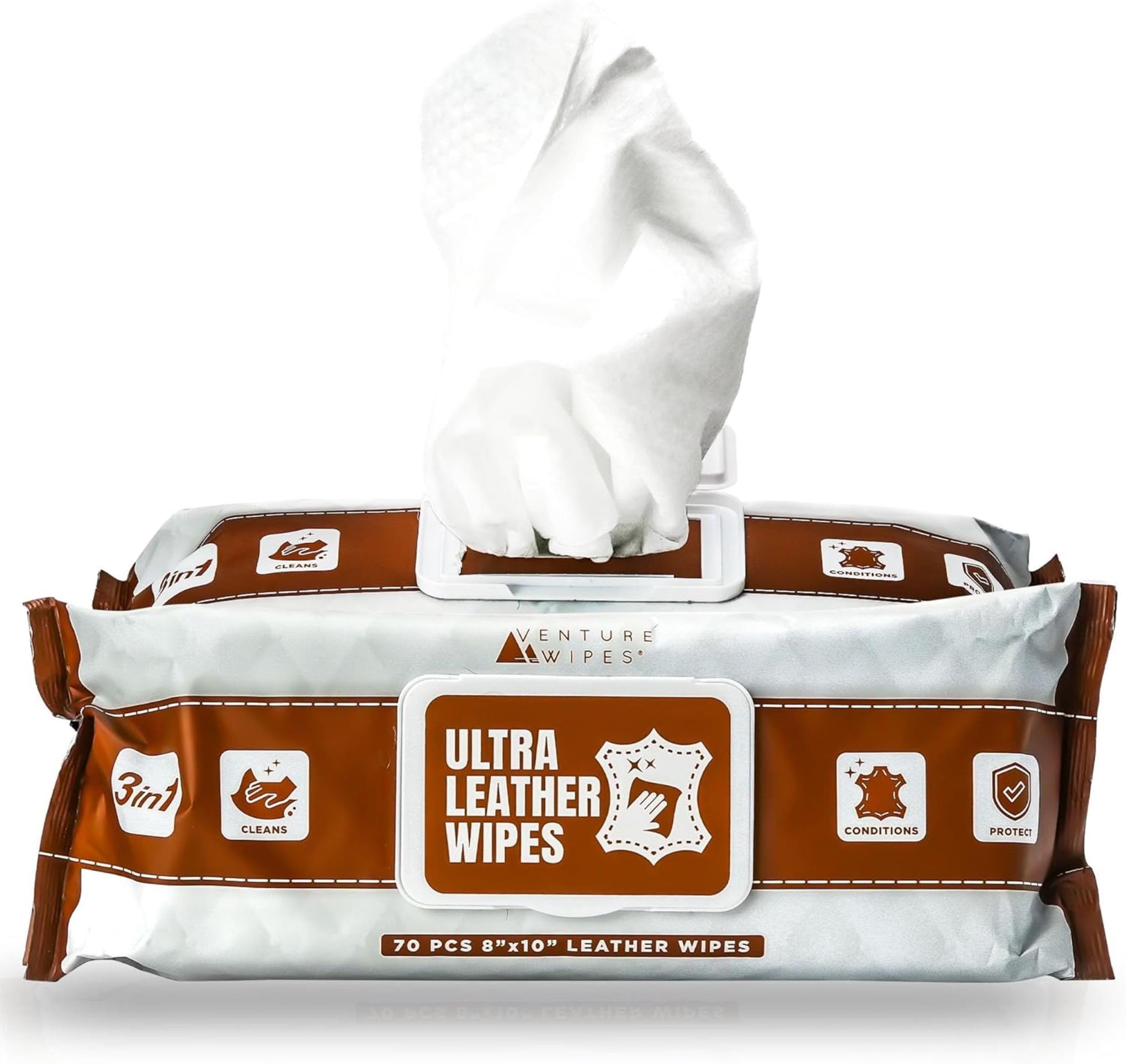 Leather Cleaner Wipes (70 Count)