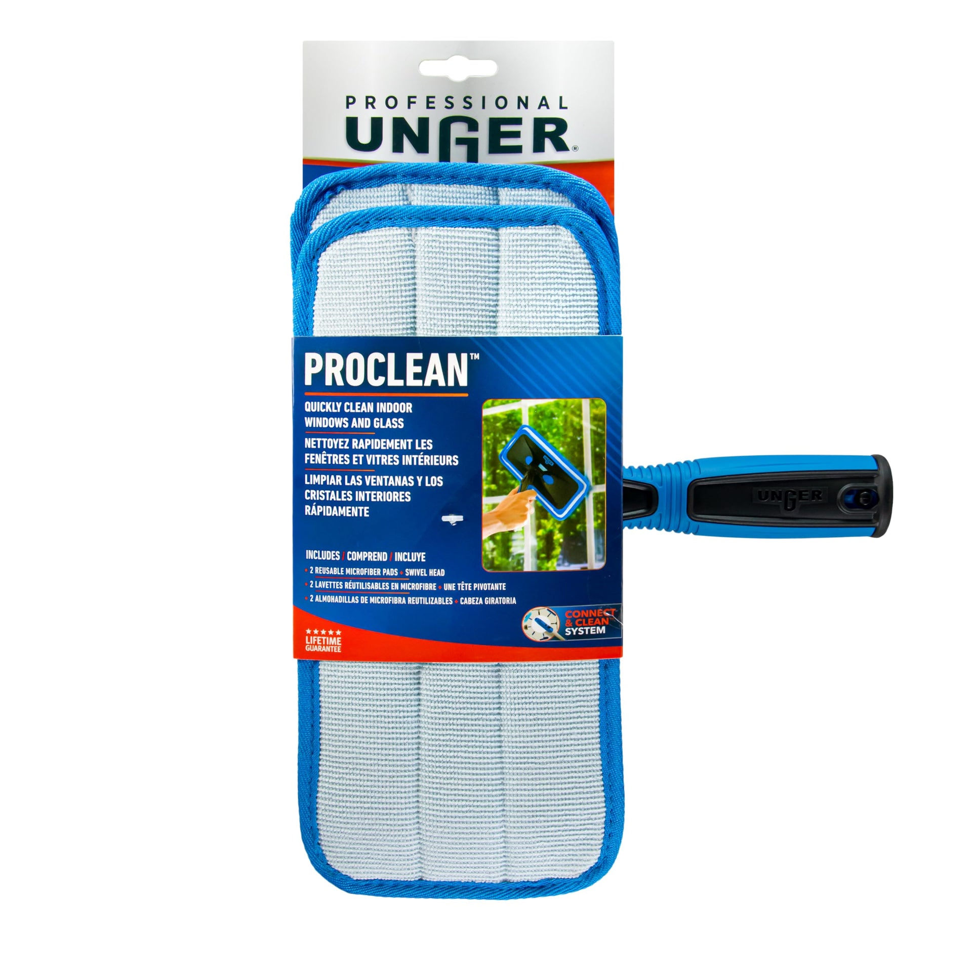 ProClean Connect and Clean Indoor Window Cleaning Kit