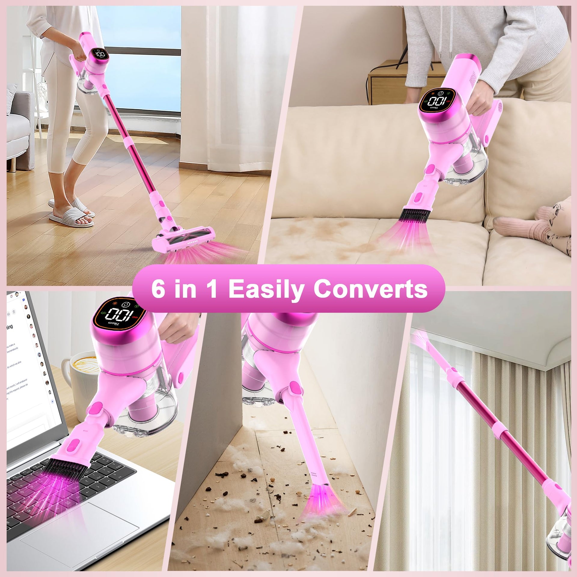 V500 Cordless Vacuum Cleaner for Home