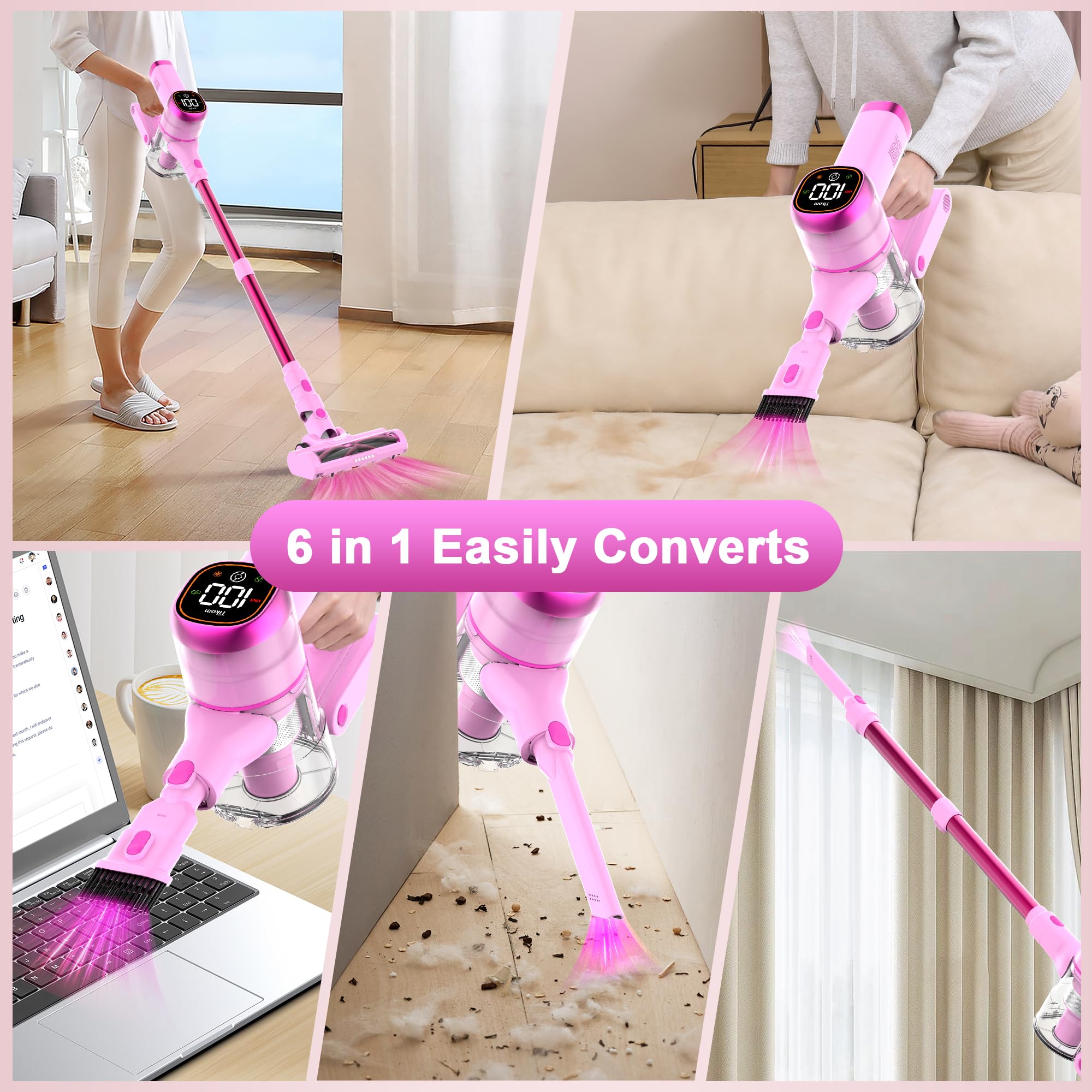 V500 Cordless Vacuum Cleaner for Home