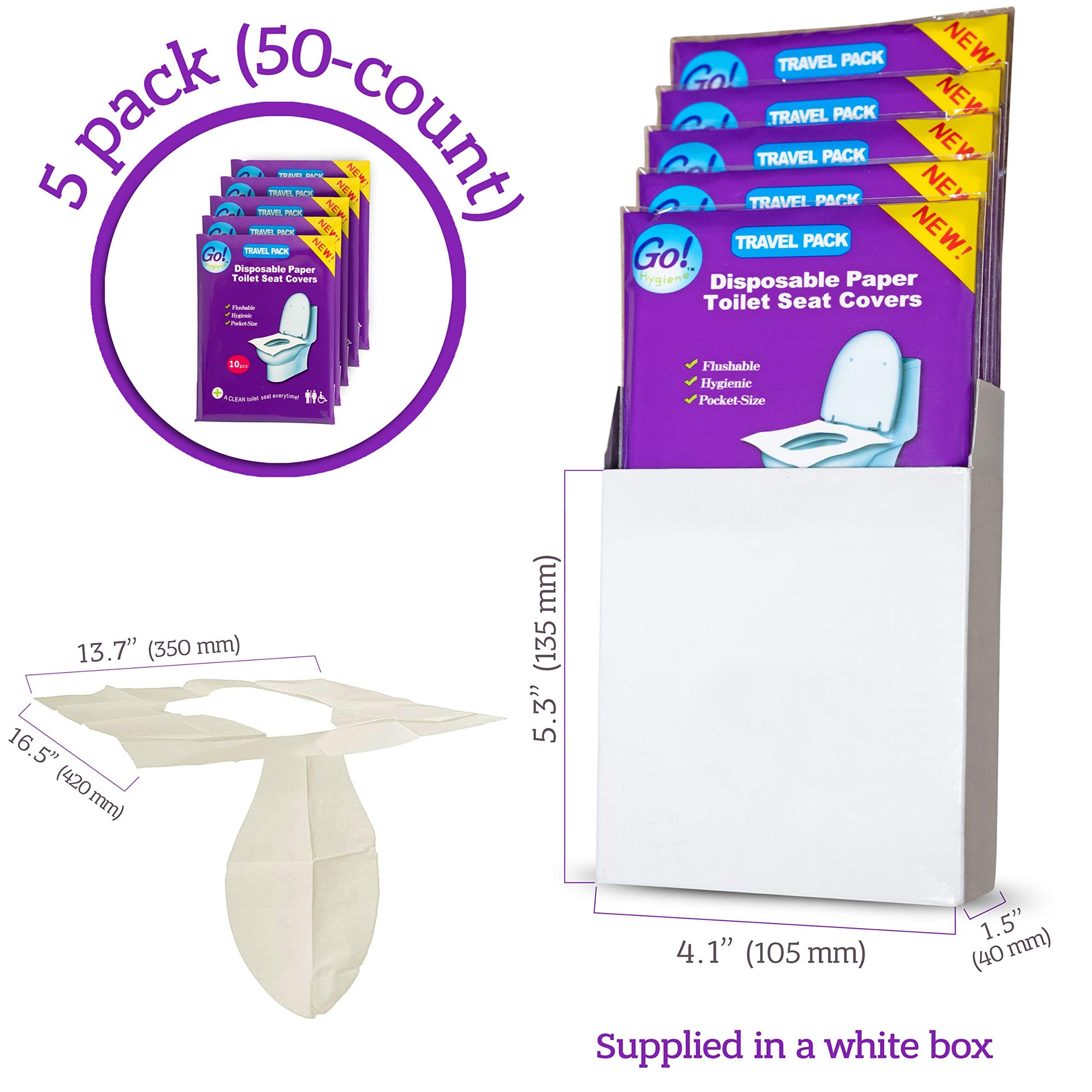 XL Travel Pack of 4 Packs (50 Count)