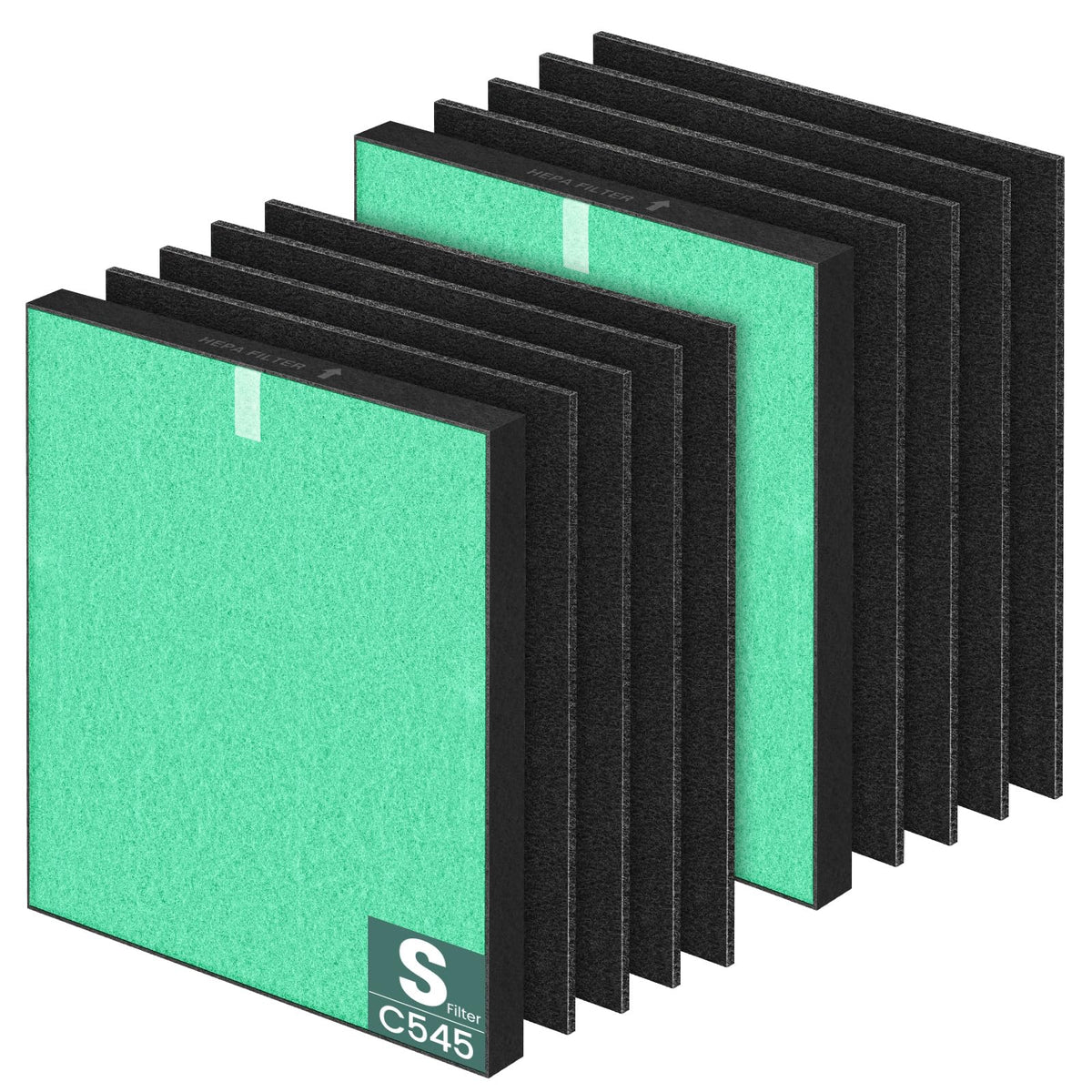2 Pack C545 Pollen Replacement Filter S for Winix C545 Air Purifier (10 Count)
