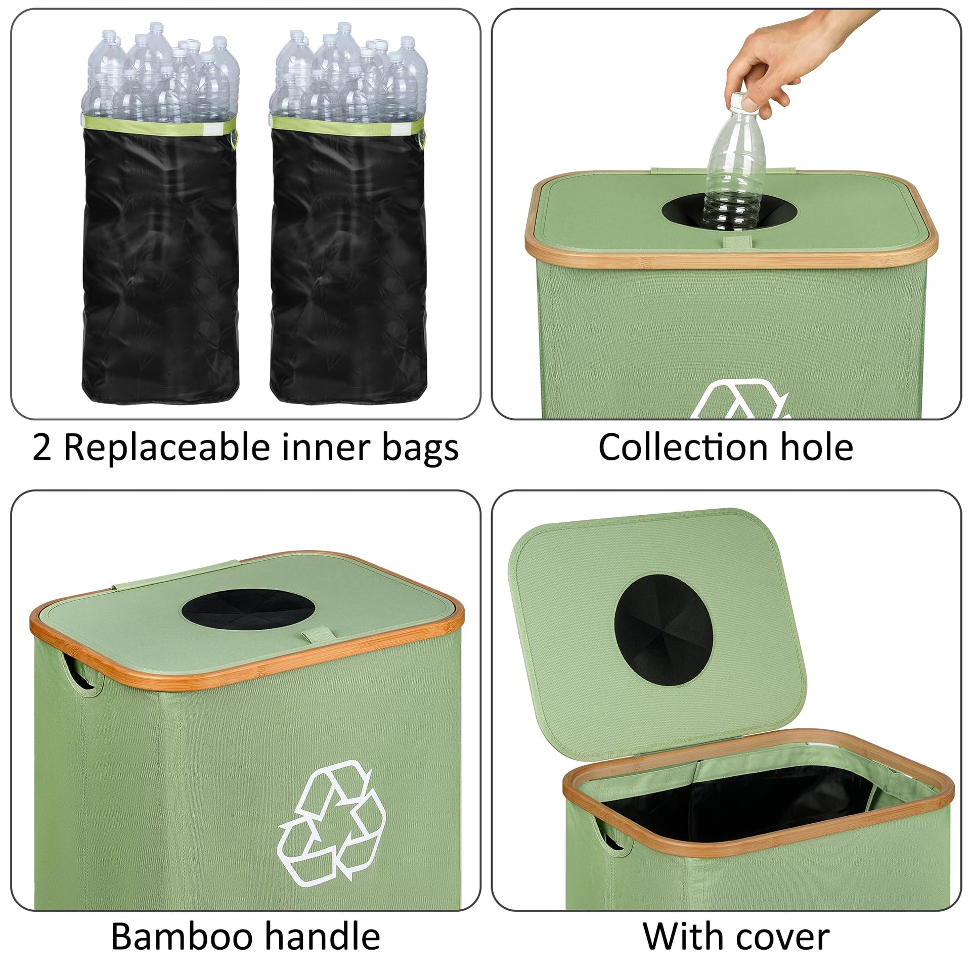 110L Recycling Bins for Kitchen