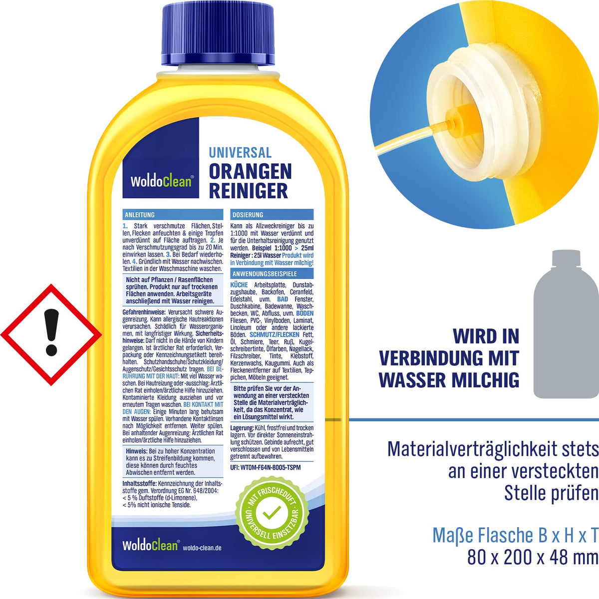 Orange Oil Cleaner Concentrated 25.36 fl oz (25.36 Fl Oz)