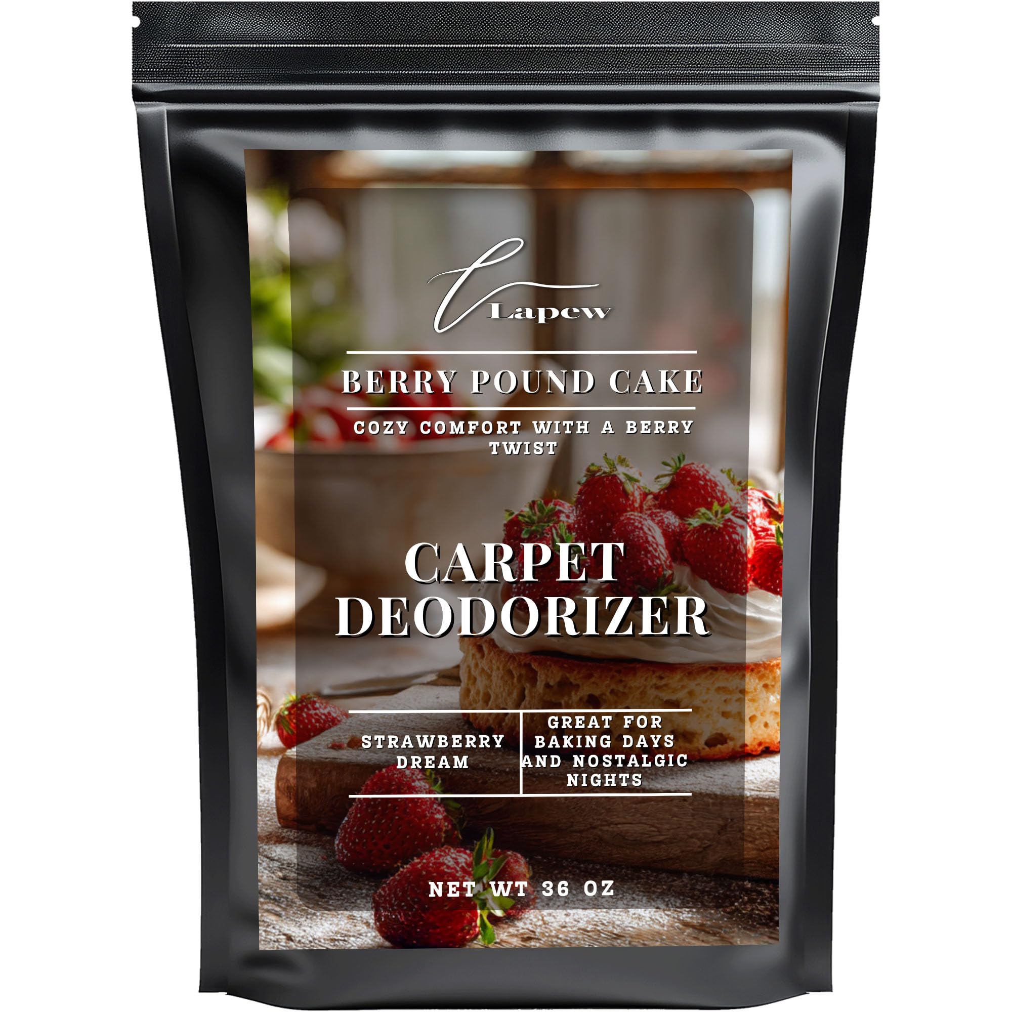 Berry Pound Cake Carpet Deodorizer Powder (36 Ounce)