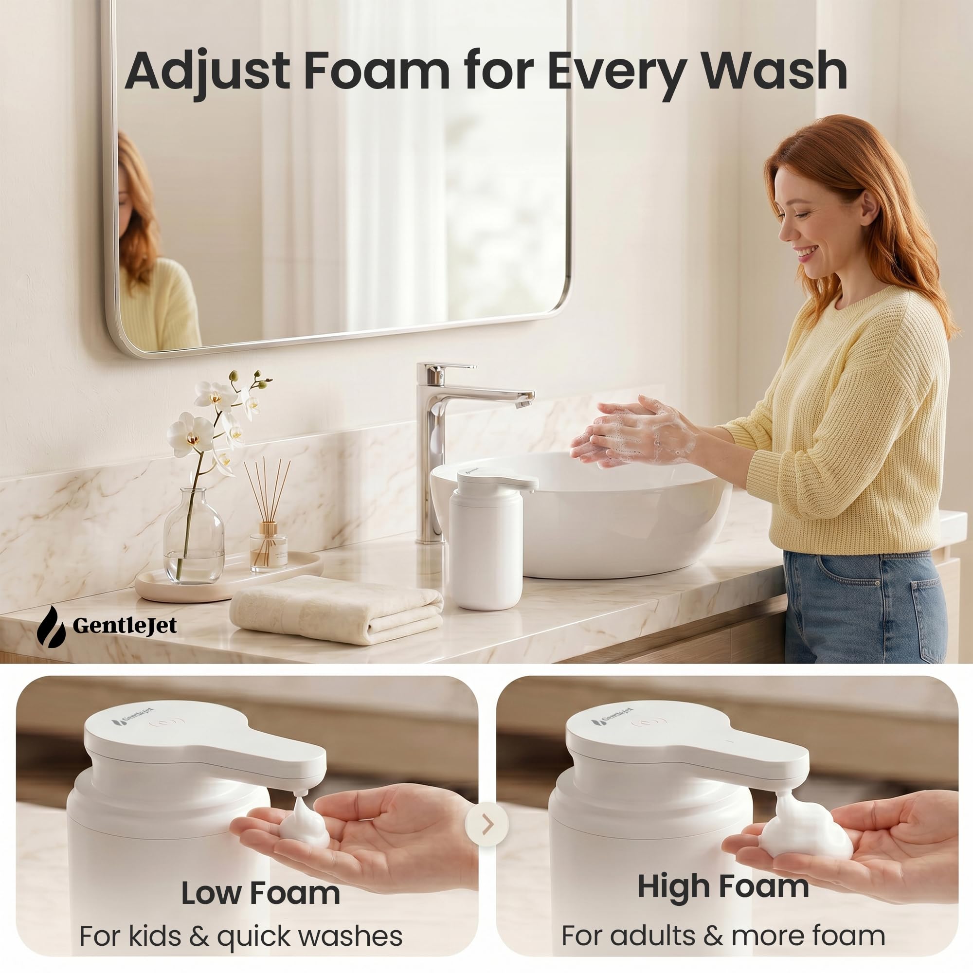 SimpleFoam Automatic Foaming Soap Dispenser Touchless Sensor