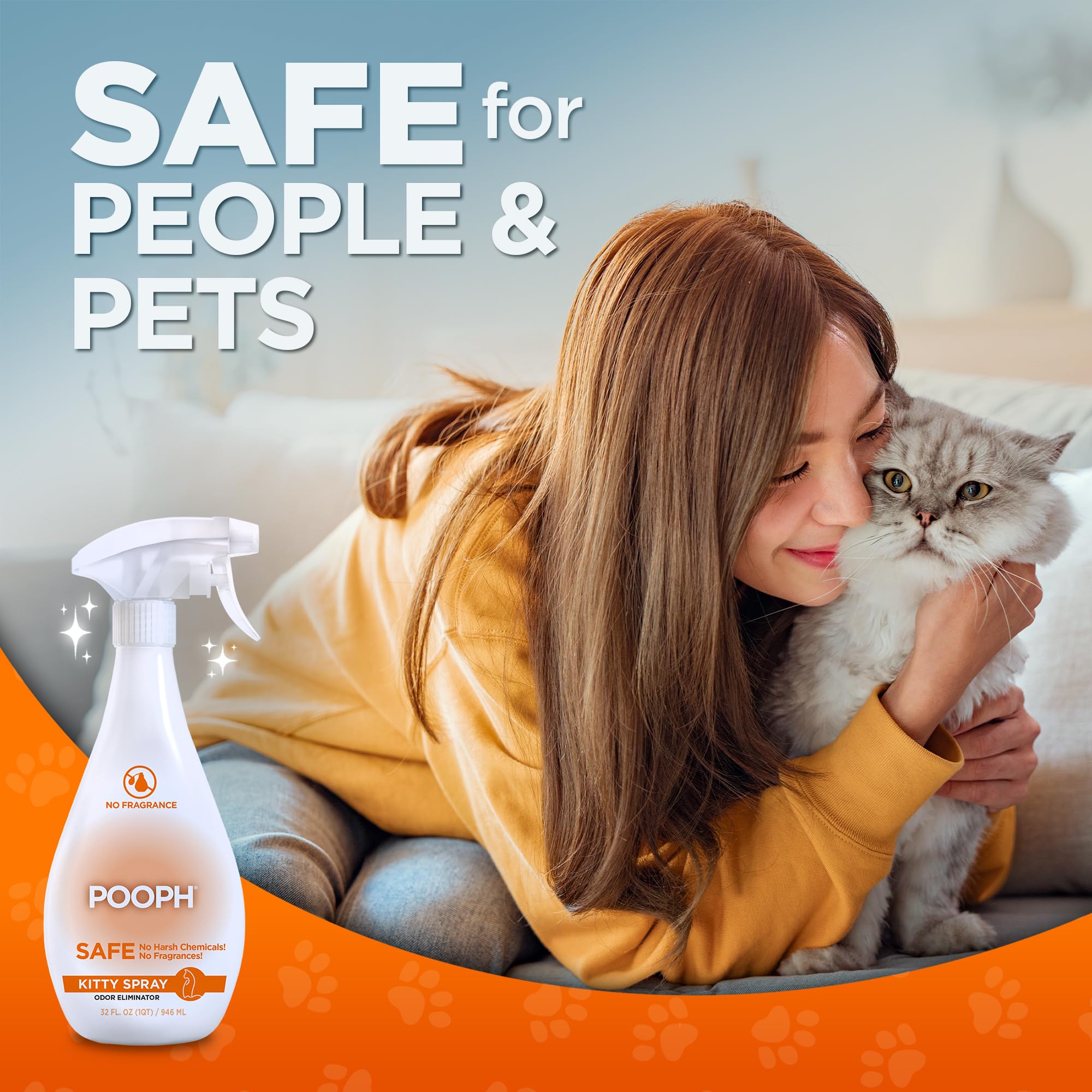 Kitty Odor Eliminator Spray for Cats (2 Count)