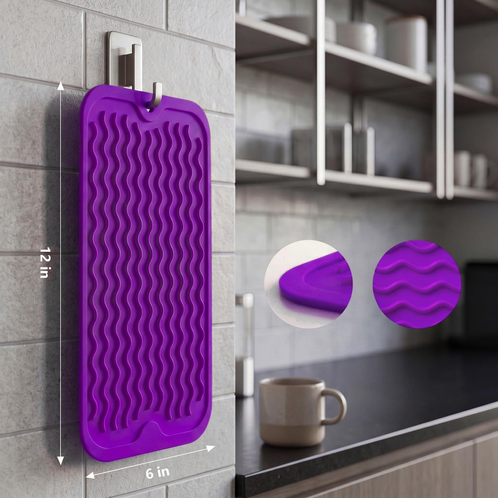 Silicone Dish Drying Mat for Multiple Usage