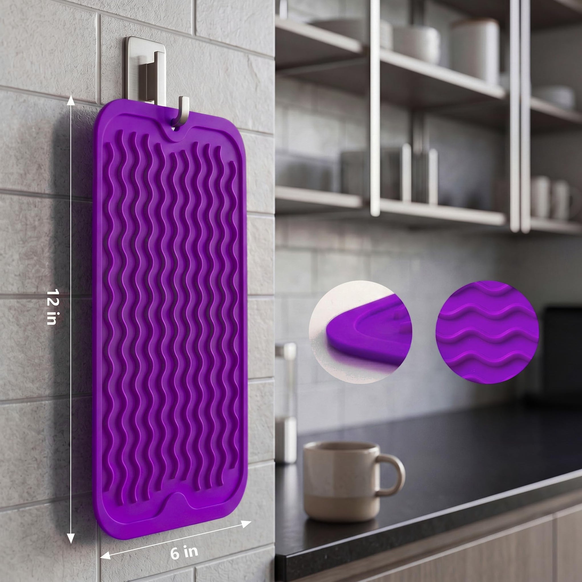 Silicone Dish Drying Mat for Multiple Usage