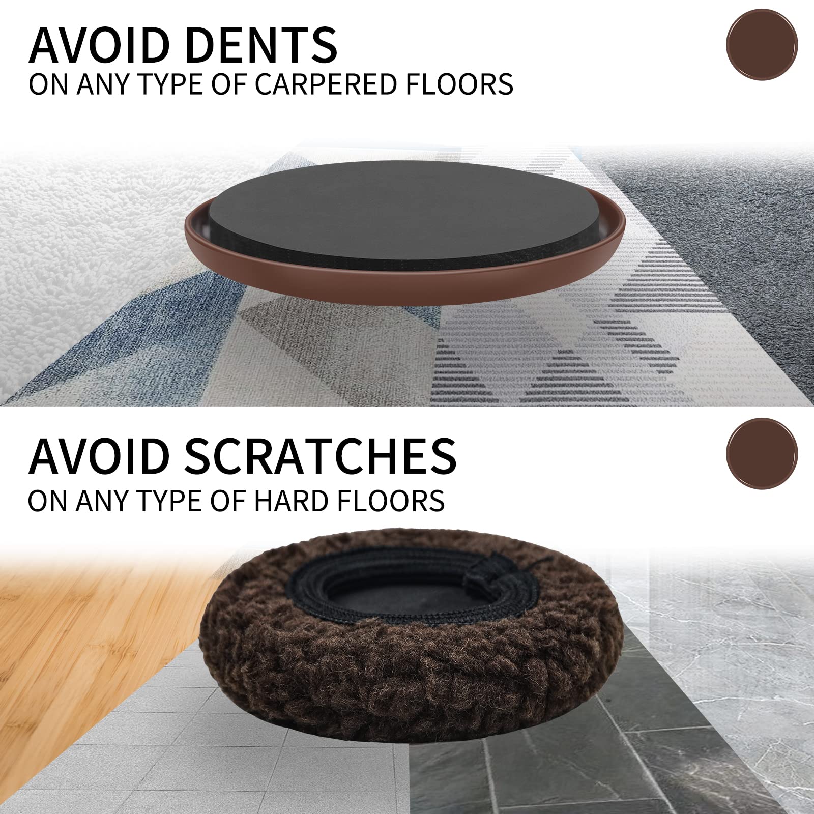 Furniture Sliders (8 Count)