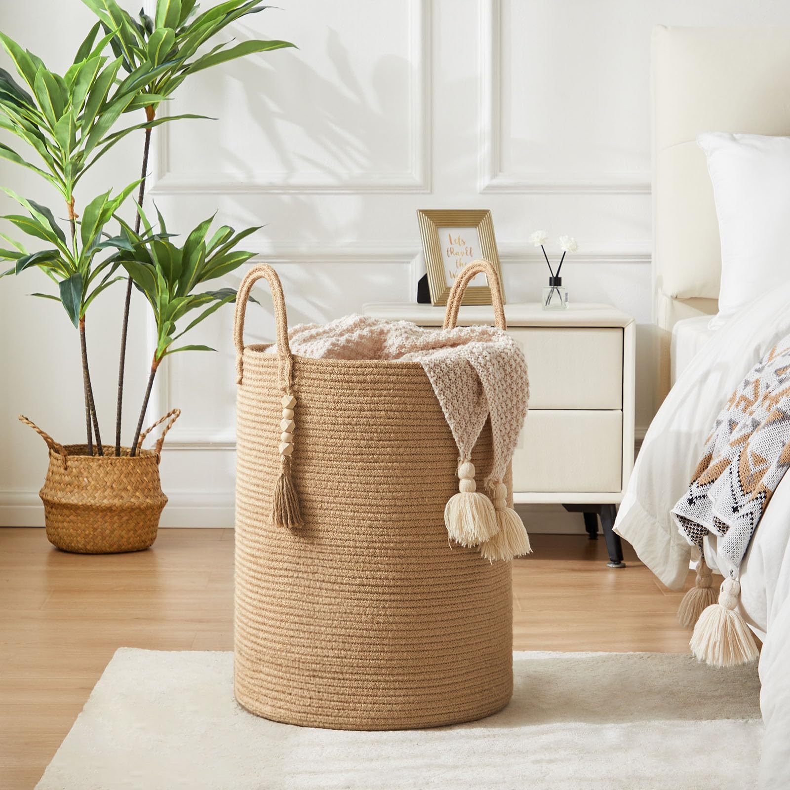 Jute Rope Laundry Hamper