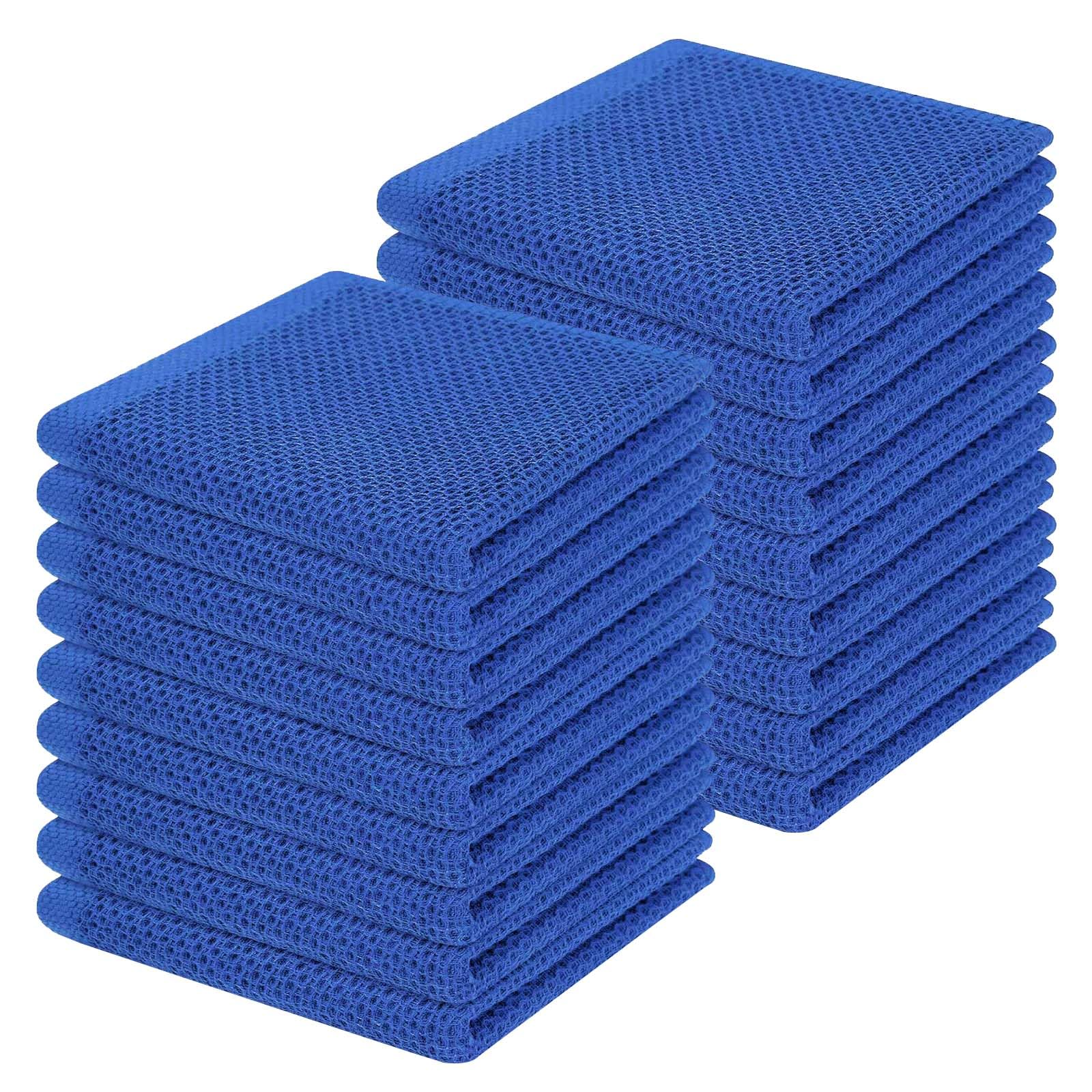 100% Cotton Waffle Weave Kitchen Dish Cloths 18 (18 Count)