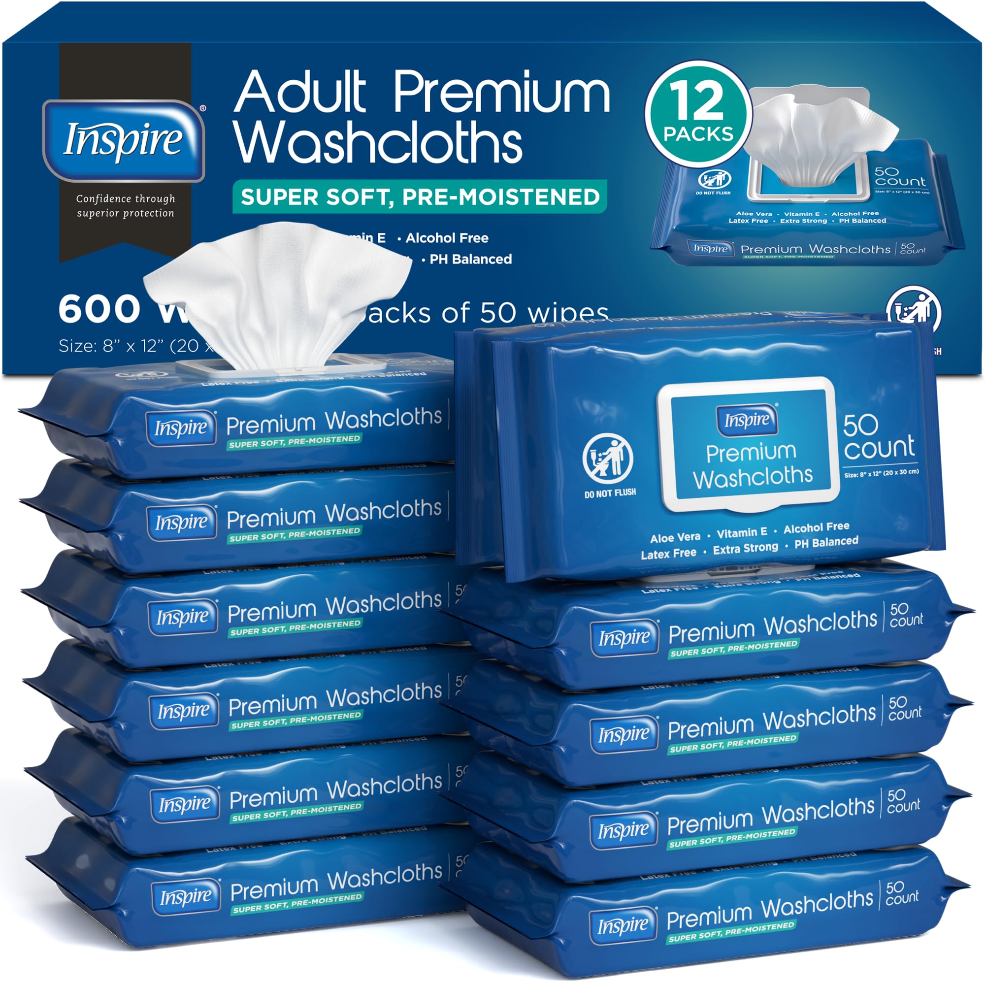 Adult Wet Wipes (600 Count)