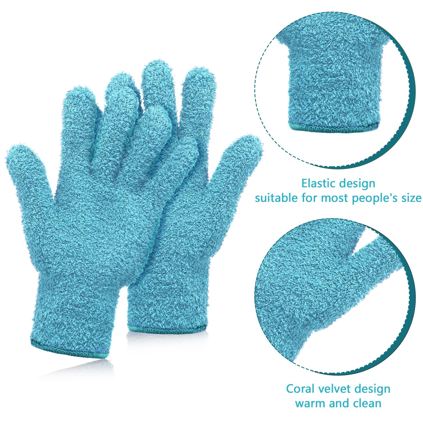 2 Pairs Microfiber Gloves for Plants (2 Count)