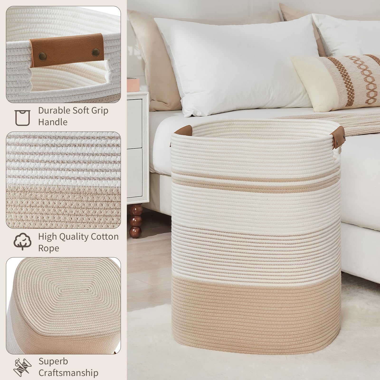 Laundry Basket with Handles