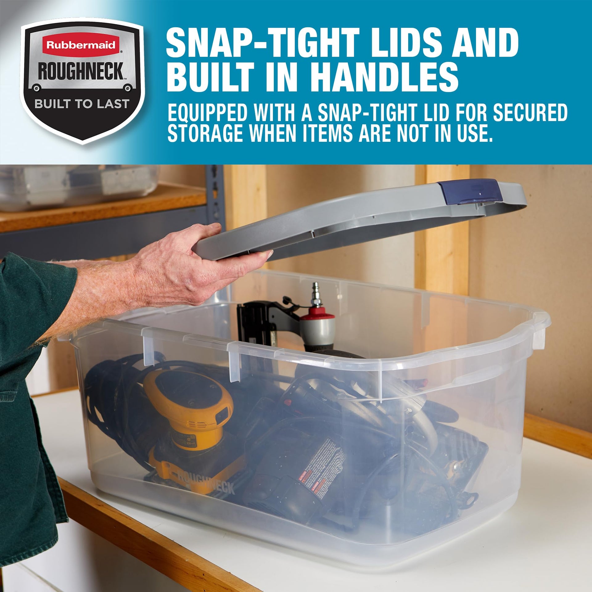 Roughneck Clear 50 Qt (5 Count)