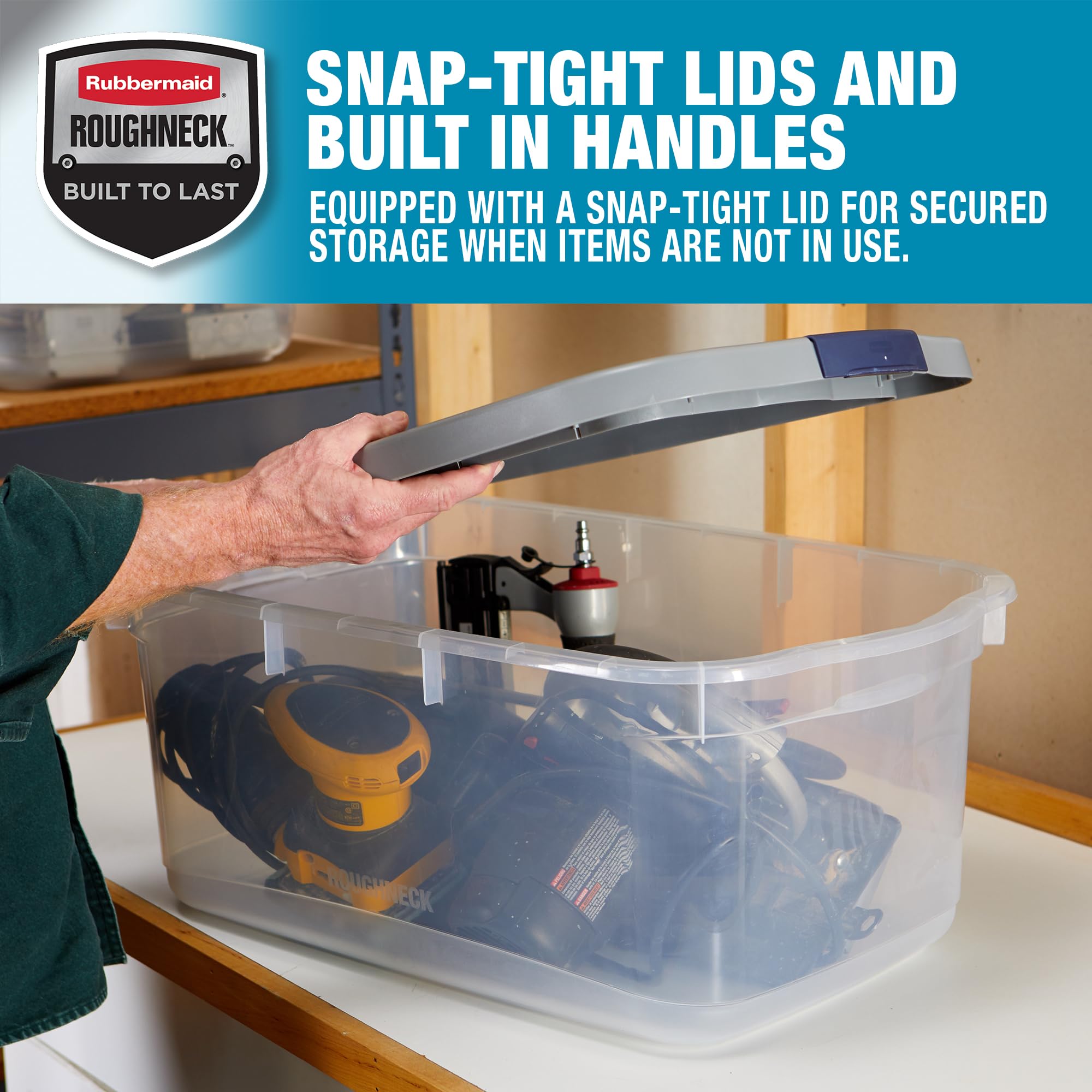 Roughneck Clear 50 Qt (5 Count)